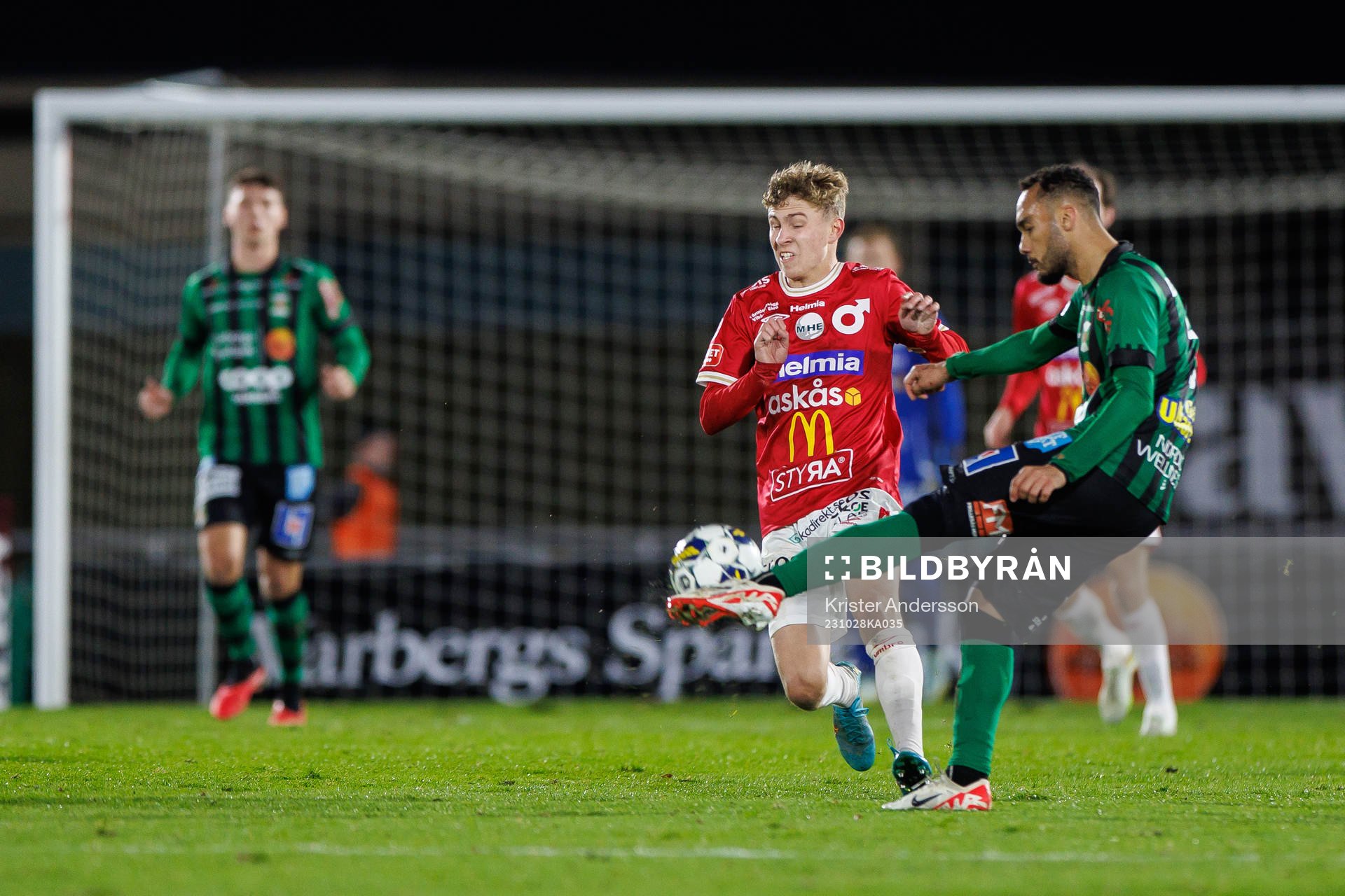 Degerfors Gustav Lindgren och Varbergs Vinicius Nogueira de