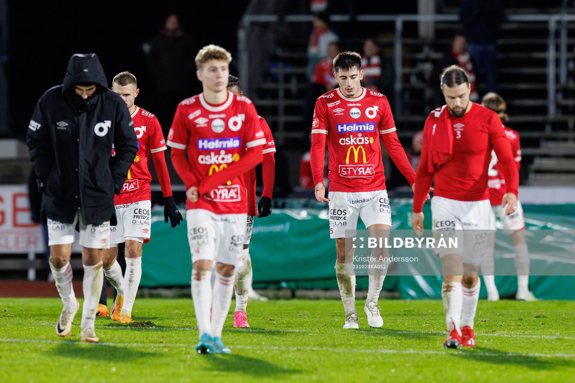 Degerfors spelare deppar