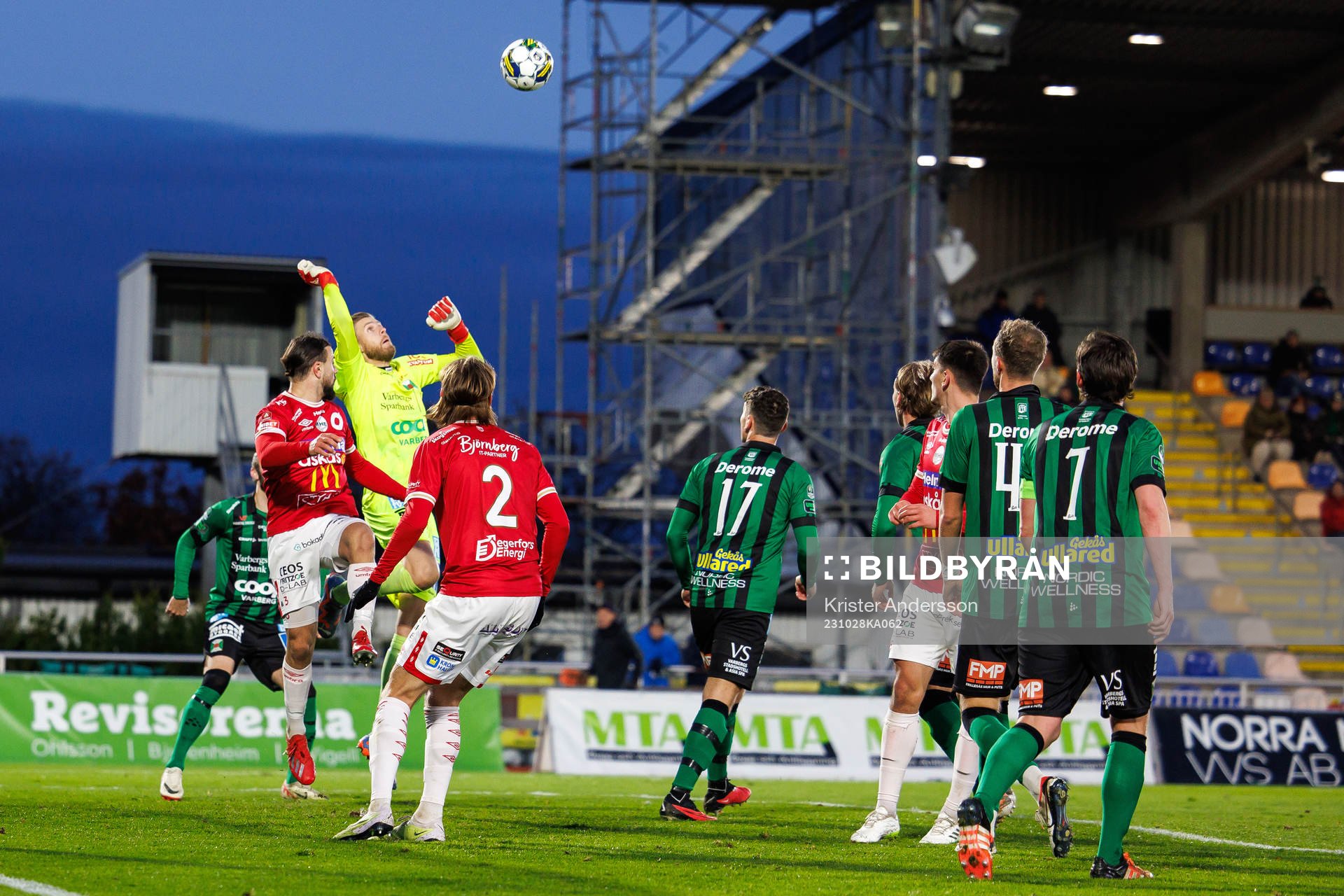 Varbergs målvakt Fredrik Andersson