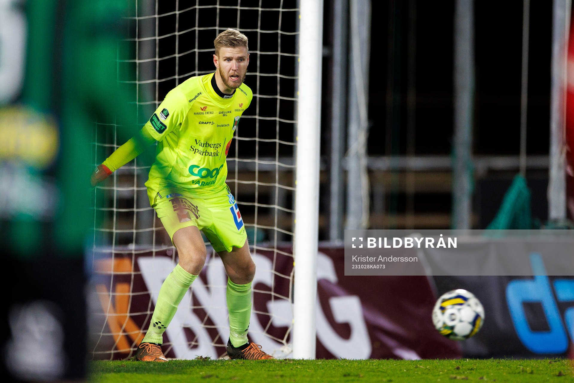 Varbergs målvakt Fredrik Andersson