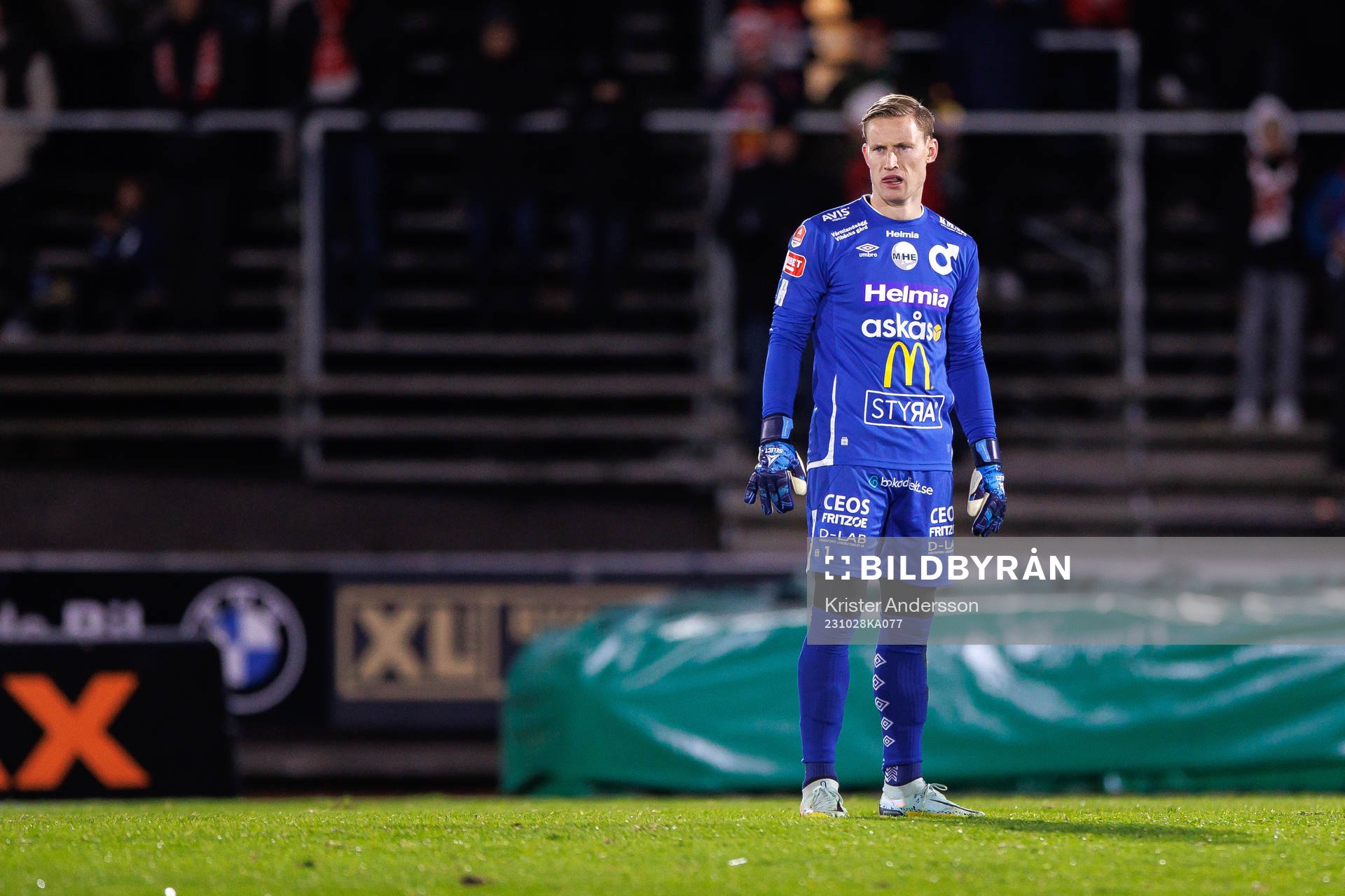 Degerfors målvakt Sondre Lovseth Rossbach