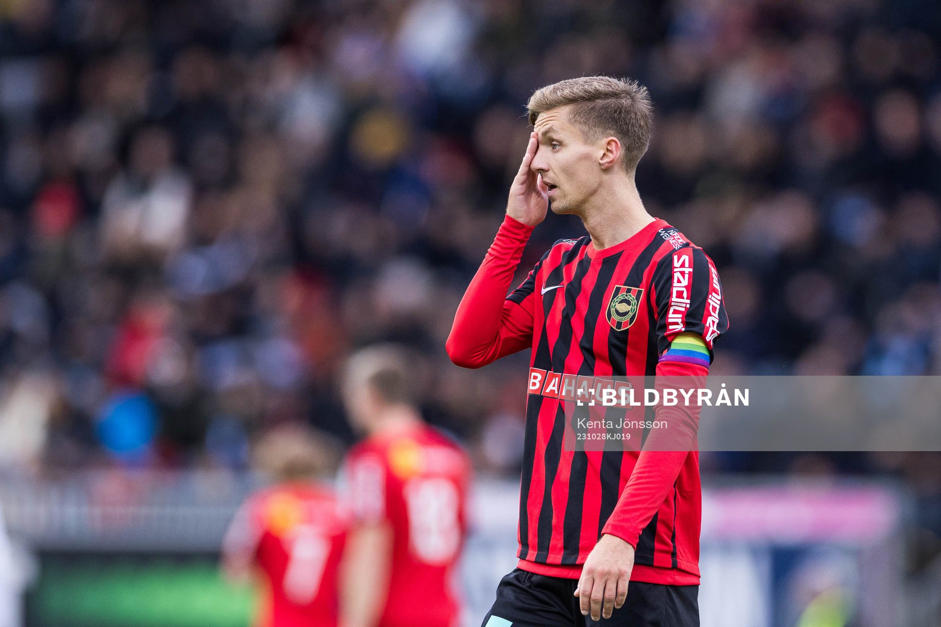 Brommapojkarnas Samuel Leach Holm deppar