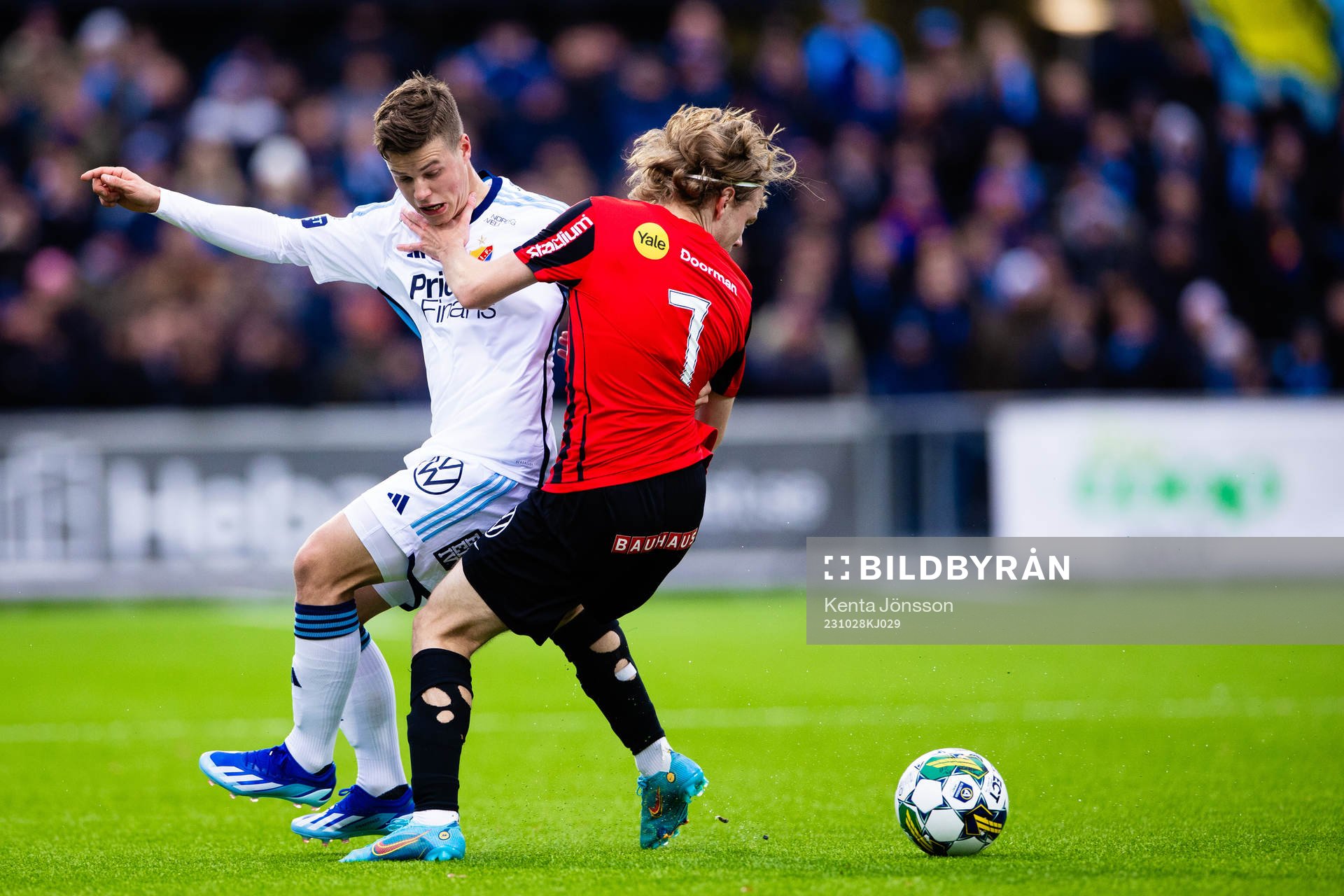 Djurgårdens Samuel Dahl och Brommapojkarnas Oscar