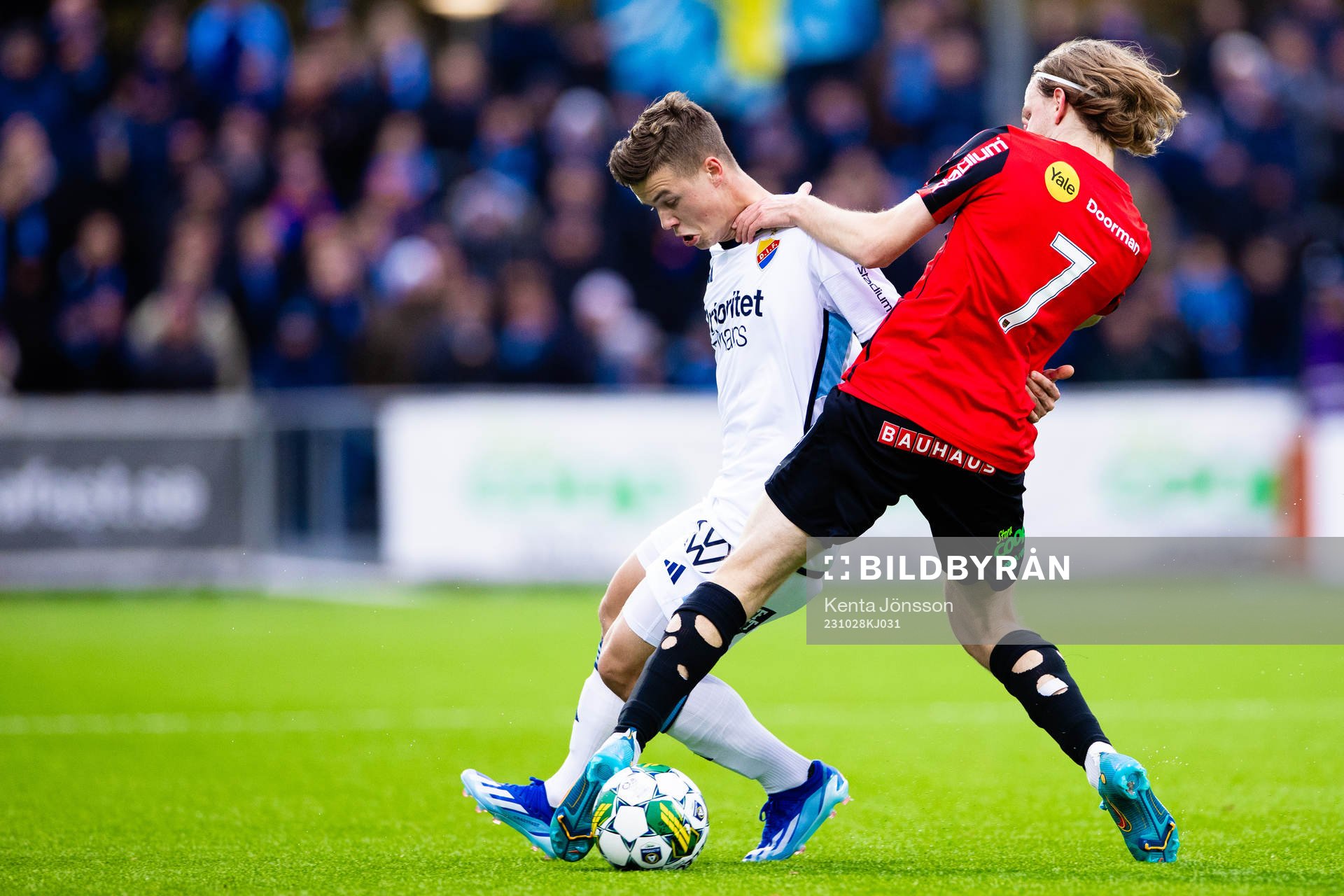 Djurgårdens Samuel Dahl och Brommapojkarnas Oscar