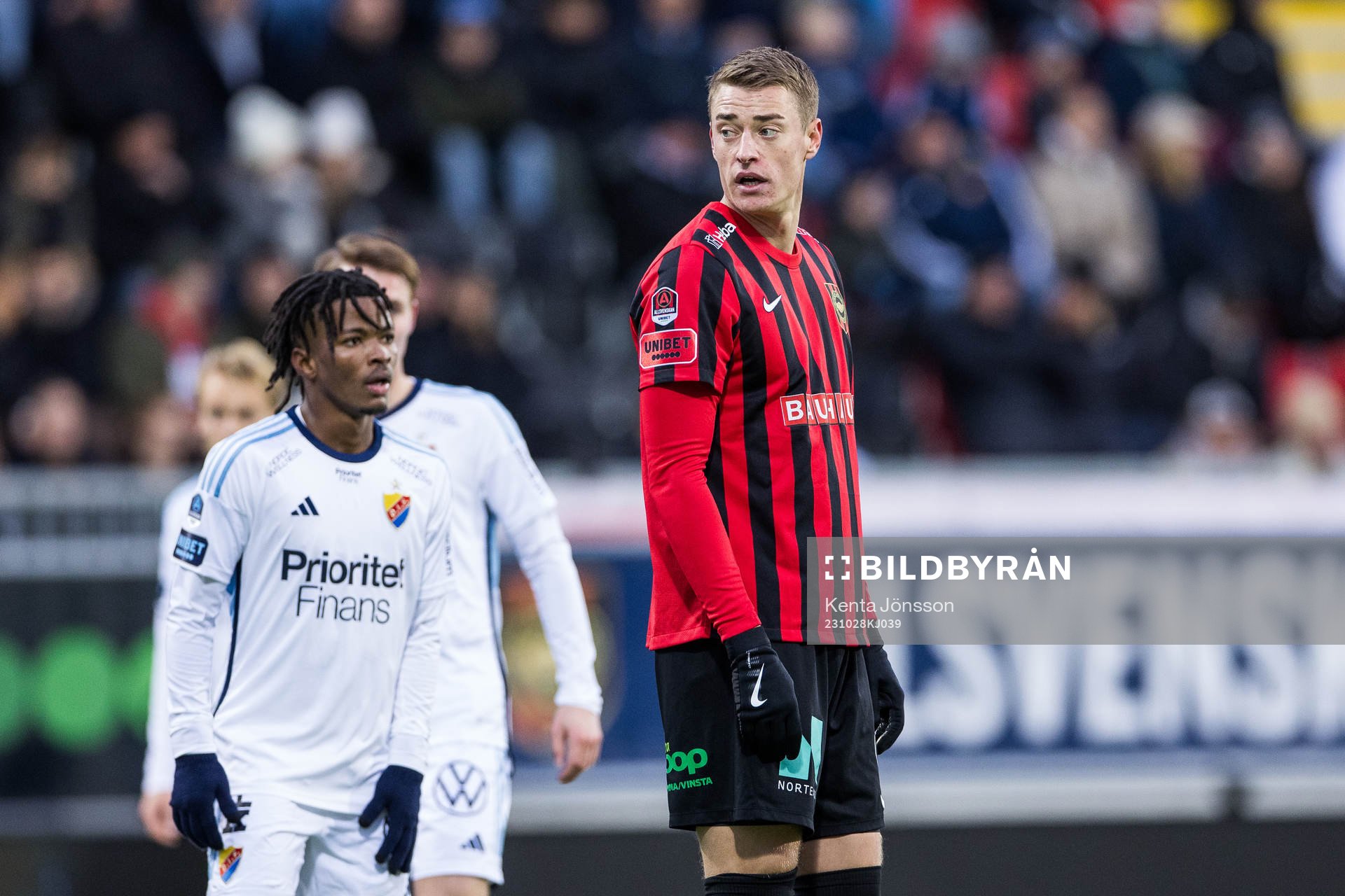 Brommapojkarnas Jesper Löfgren deppar