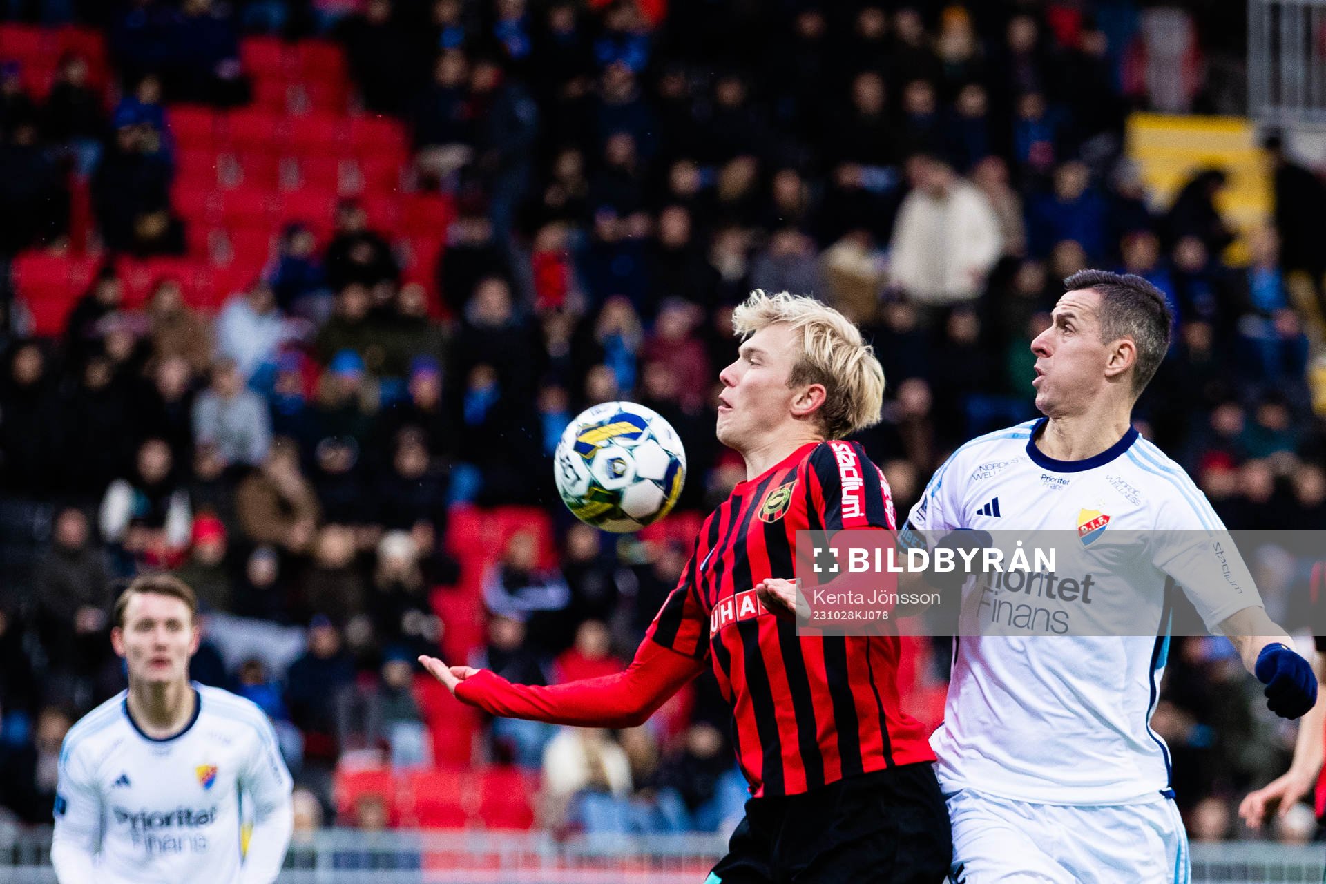 Brommapojkarnas Alexander Jensen och Djurgårdens Haris