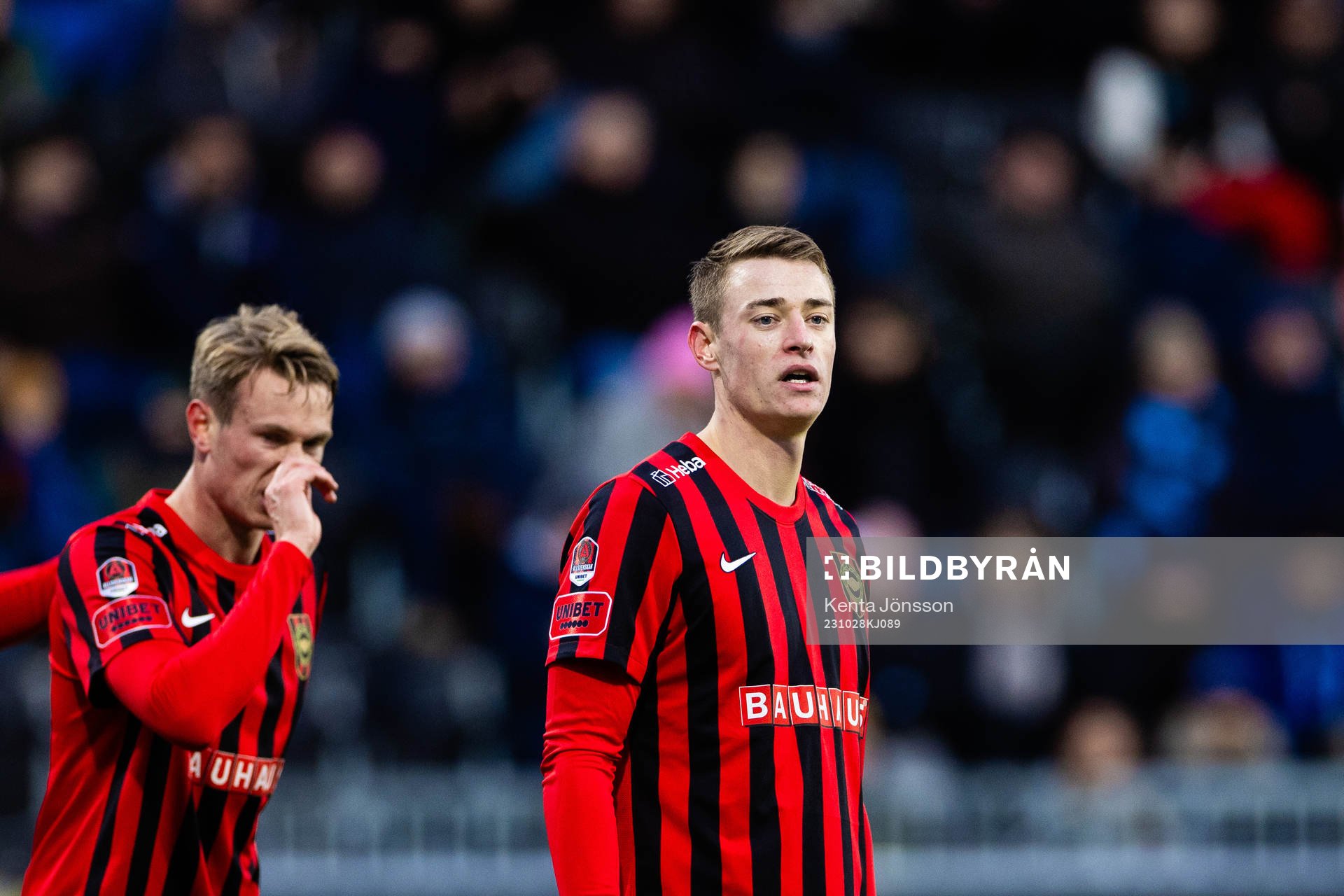 Brommapojkarnas Jesper Löfgren deppar