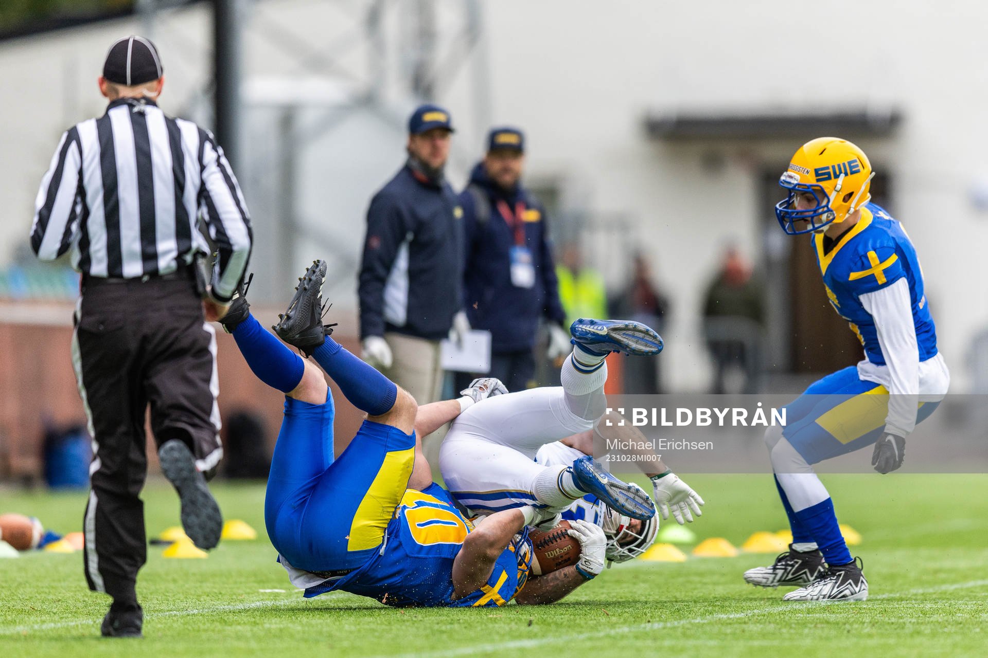 Alex Gudding of Sweden and Michael Gentiliof Italy