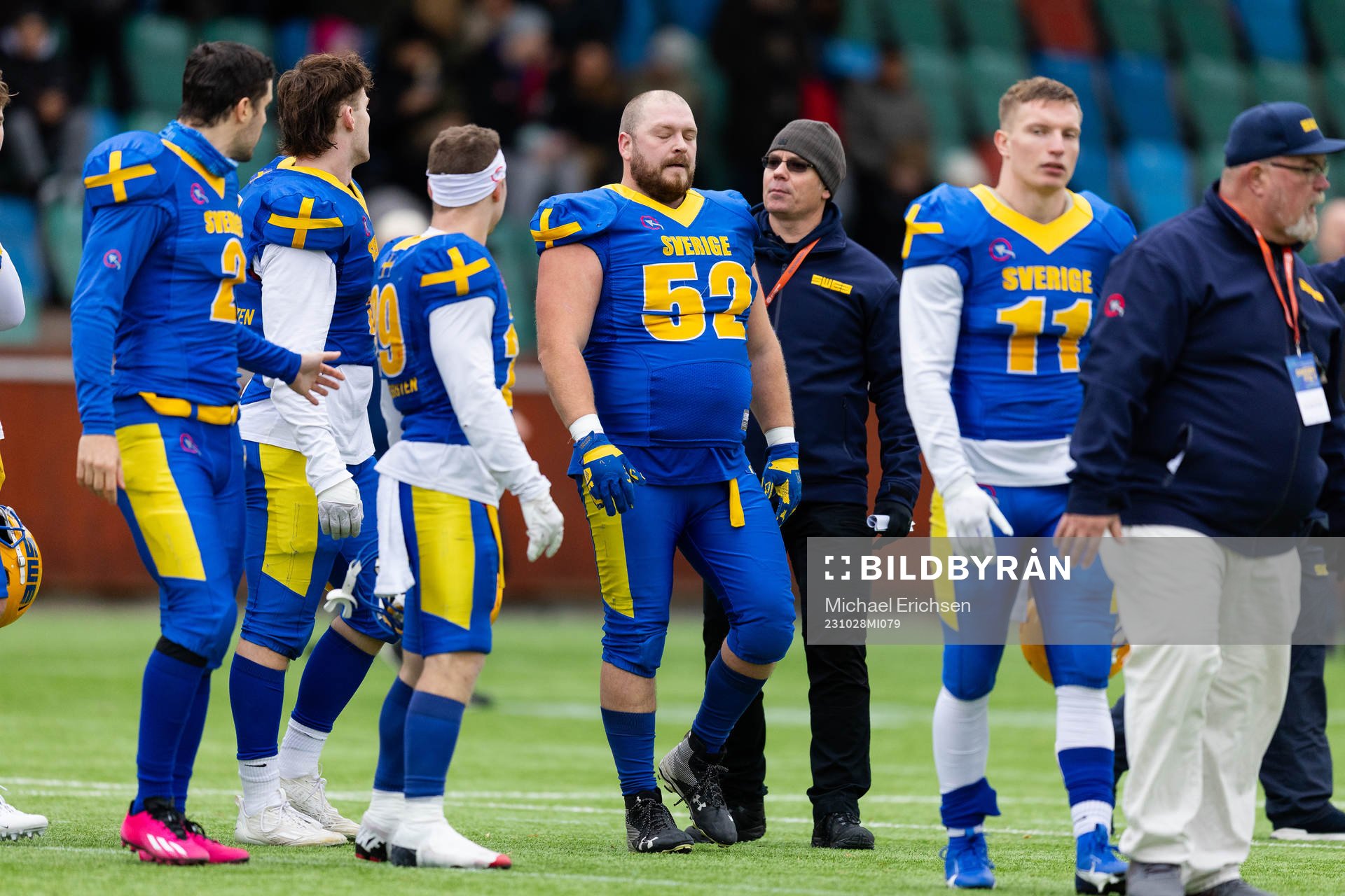 Players of Sweden looks dejected