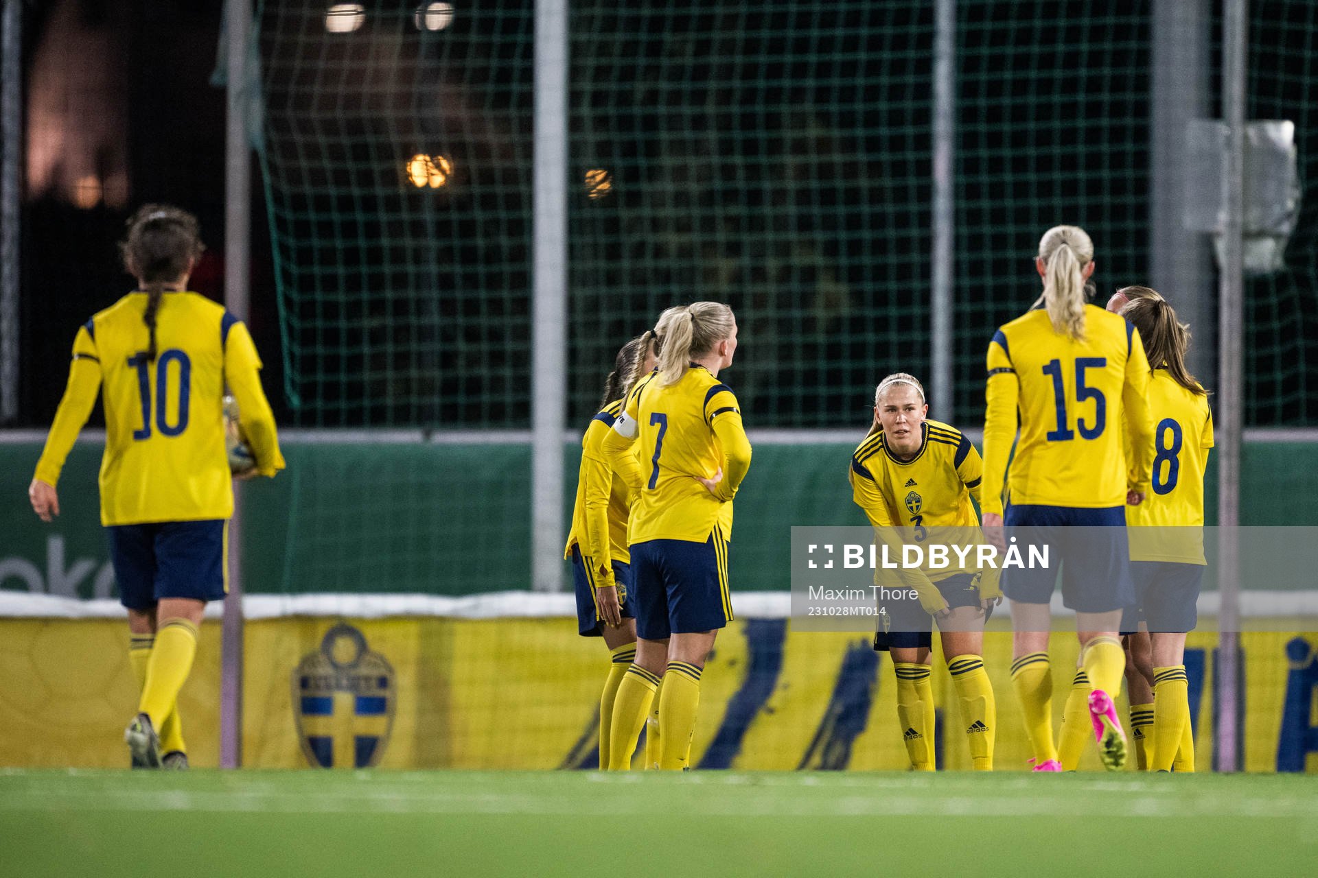 Ida Garmfors of Sweden looks dejected