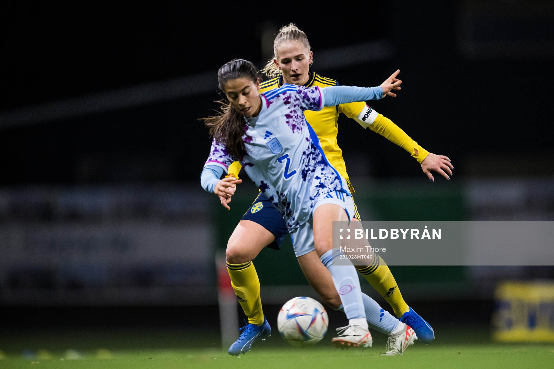 Tuva Skoog of Sweden and Judit of Spain