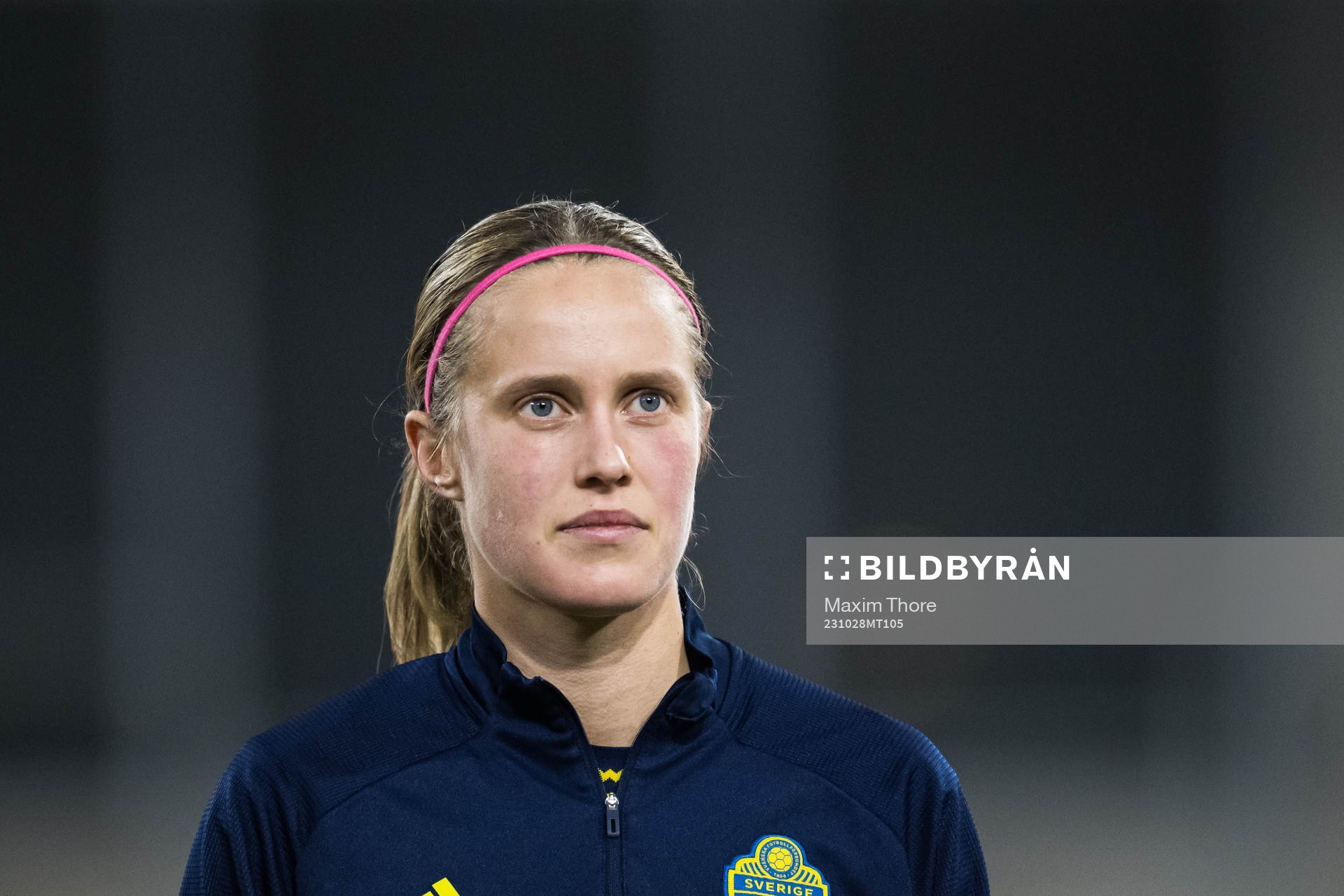 Klara Svensson Senelius of Sweden at line up