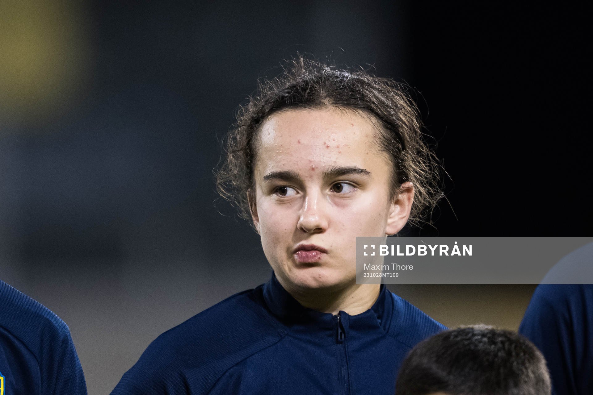 Victoria Svanström of Sweden at line up