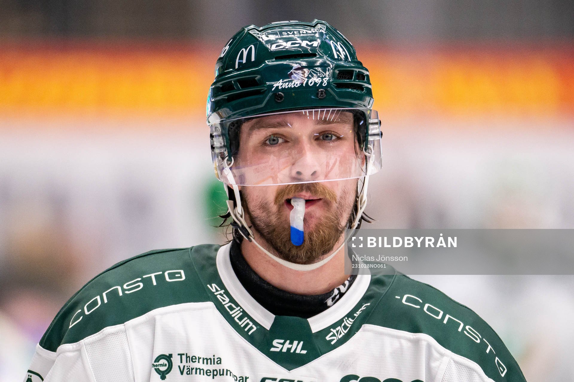 Färjestads Linus Johansson deppar