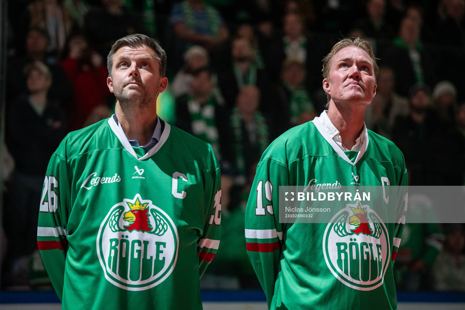Rögle legendaren Jakob Johansson och Kenny Jönsson