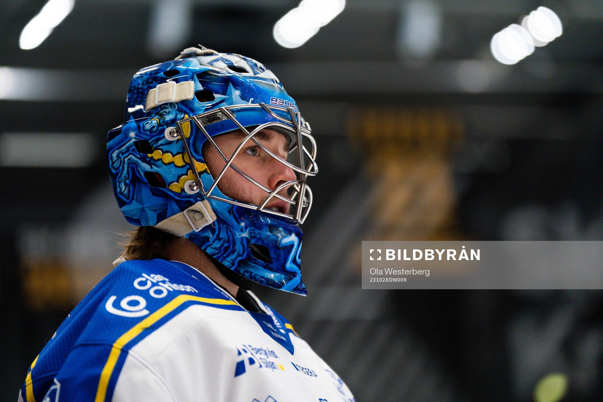 Leksands målvakt Filip Larsson