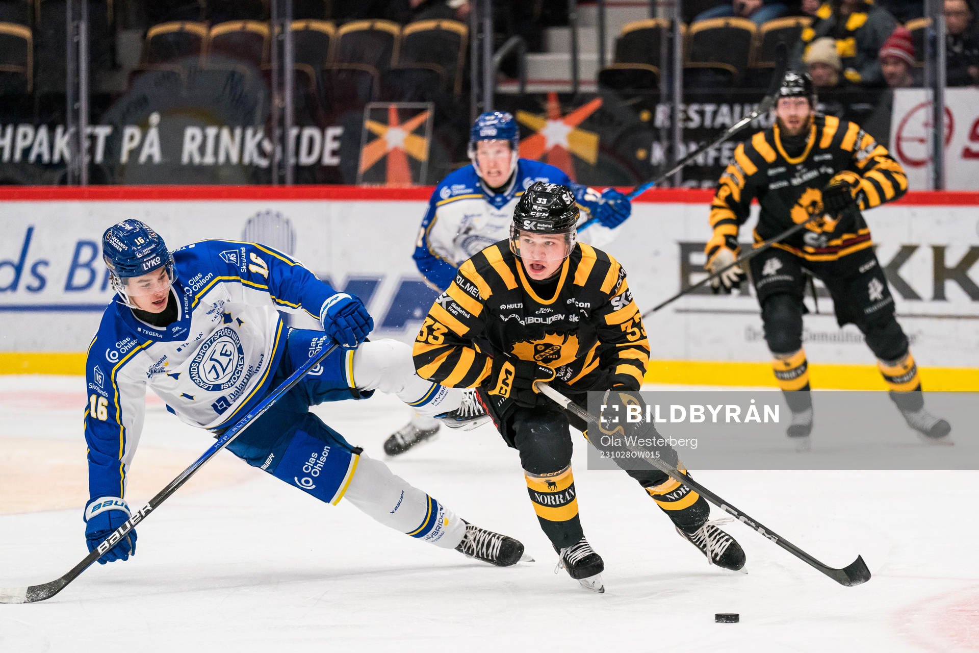 Leksands Felix Unger Sörum och Skellefteås Zeb Forsfjäll