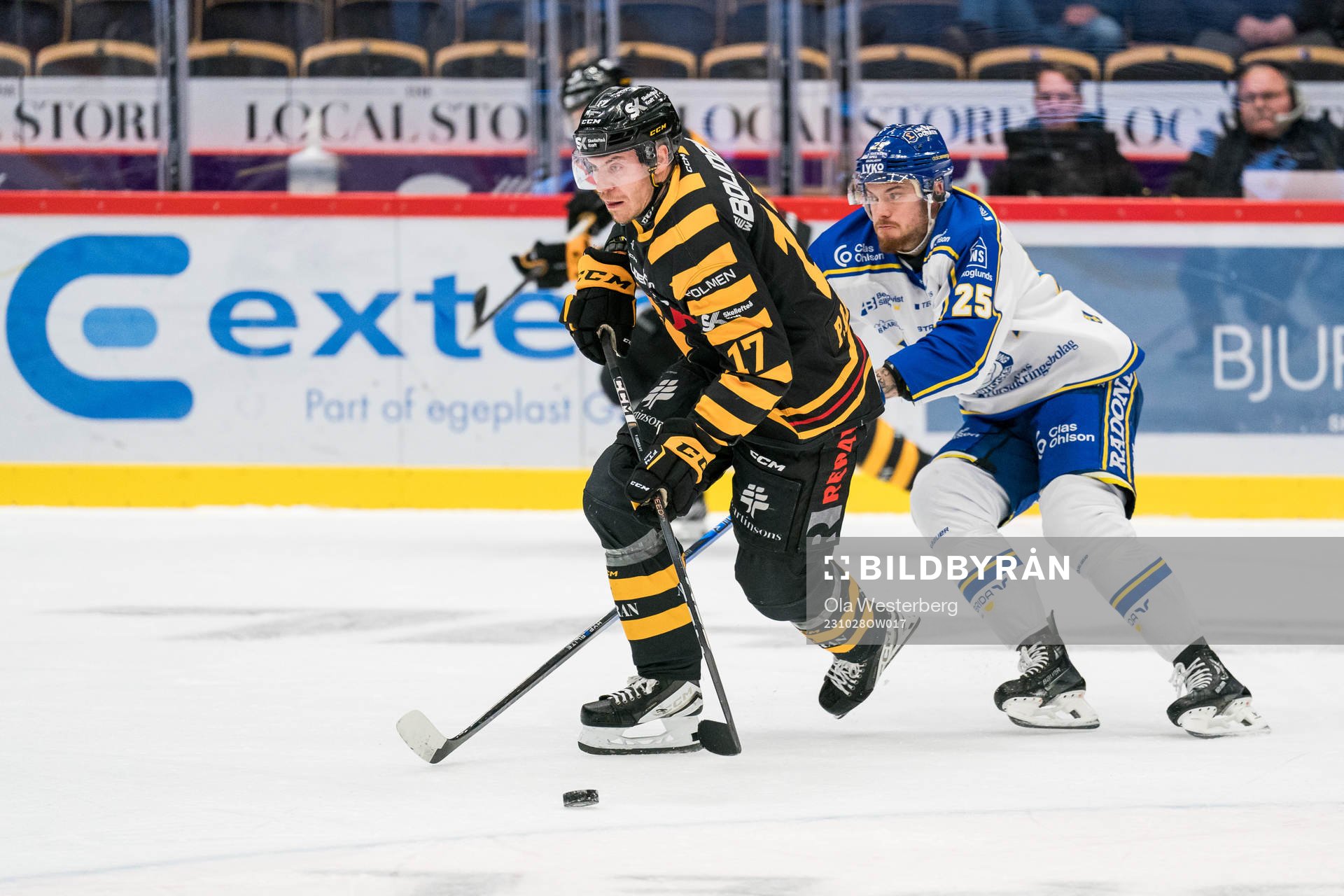Skellefteås Pär Lindholm och Leksands Lucas Elvenes