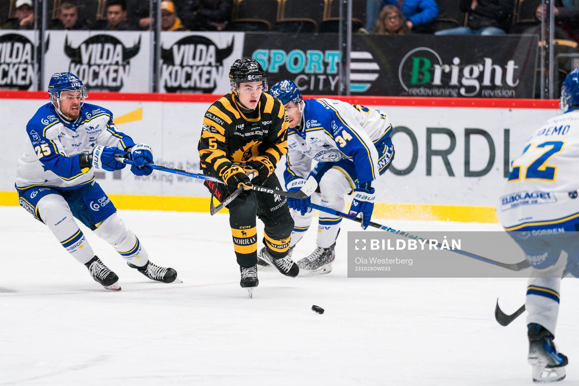 Leksands Lucas Elvenes och Skellefteås Axel Sandin Pellikka