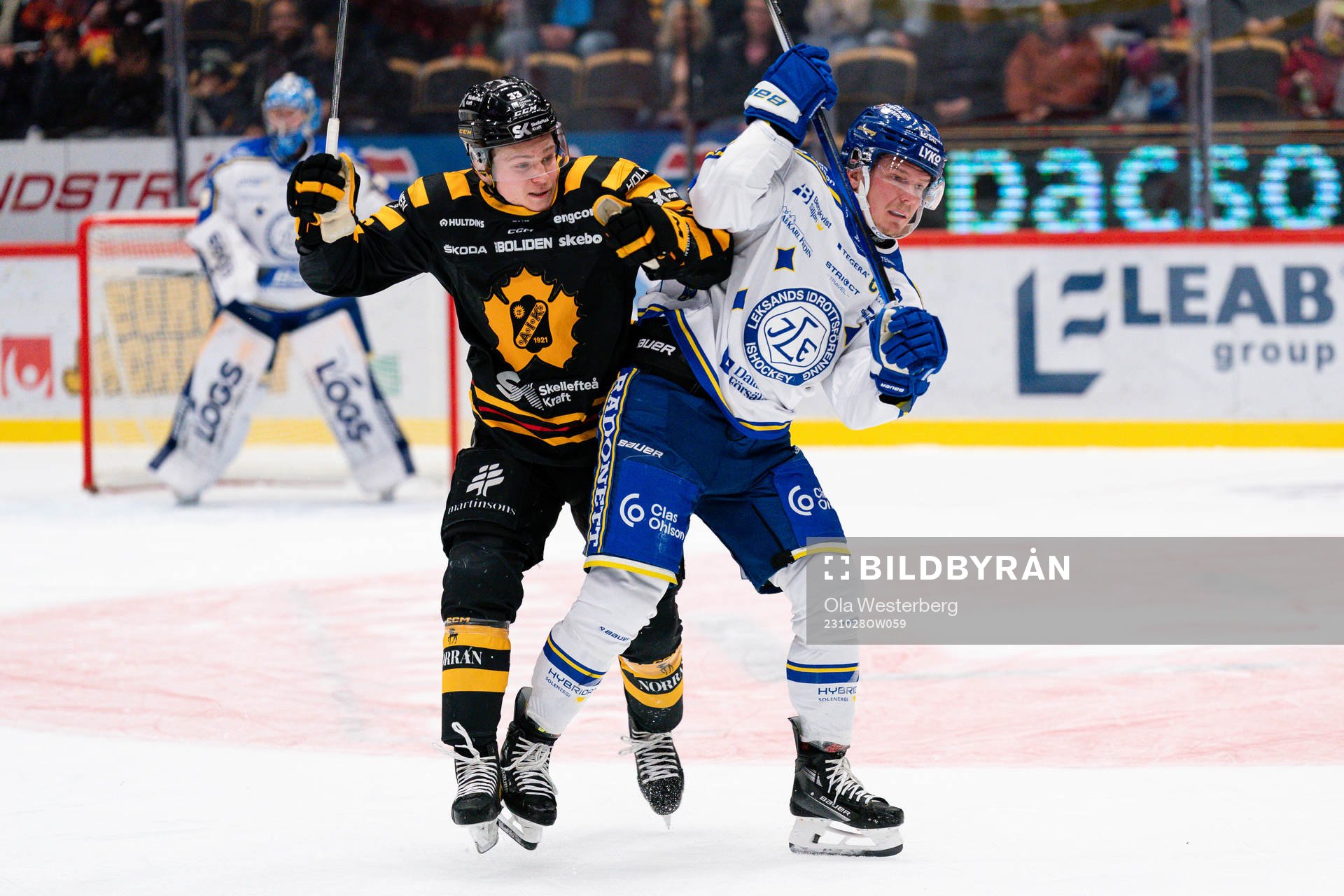 Skellefteås Zeb Forsfjäll och Leksands Patrik Zackrisson