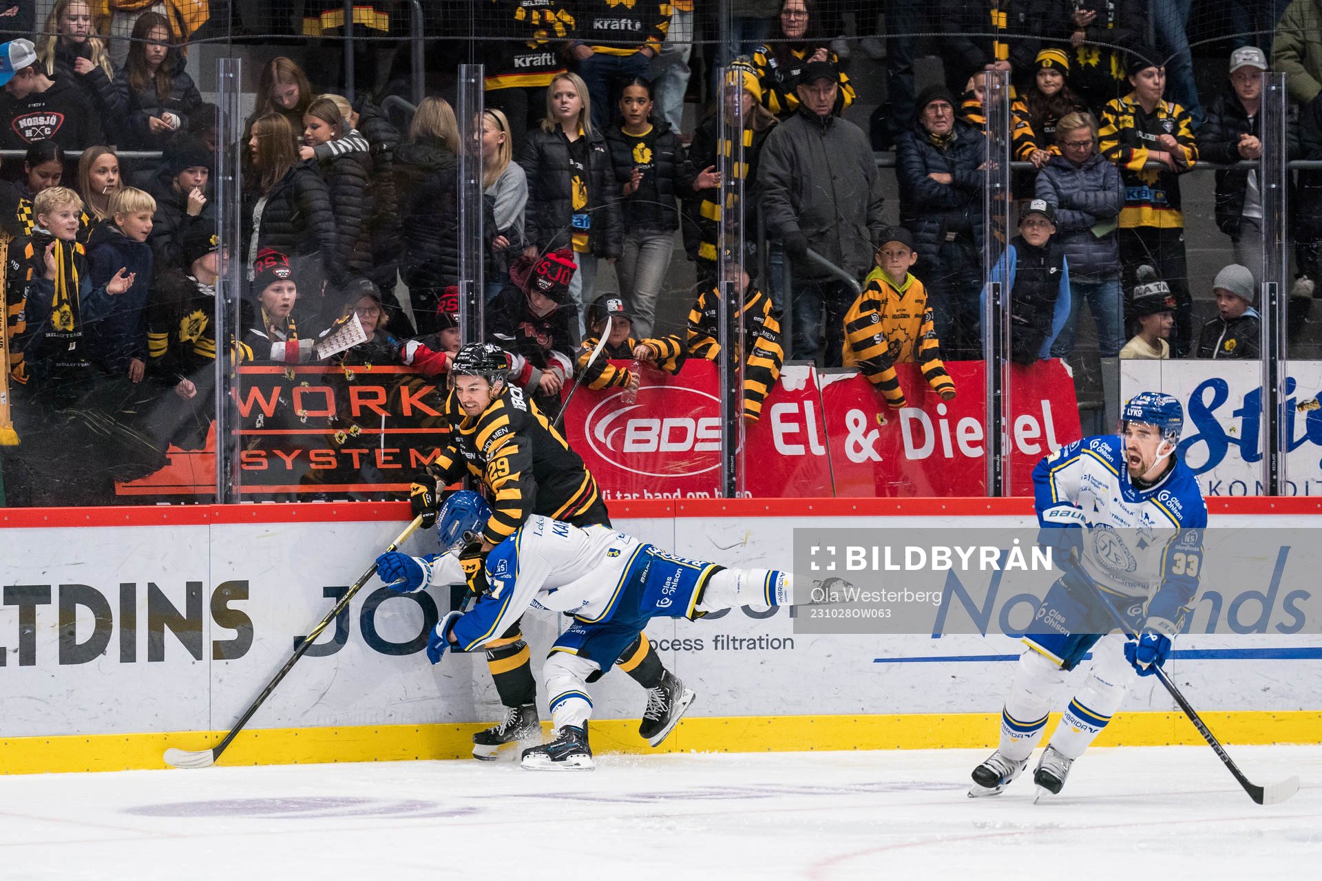 Skellefteås Dylan Sikura och Leksands Marcus Karlberg