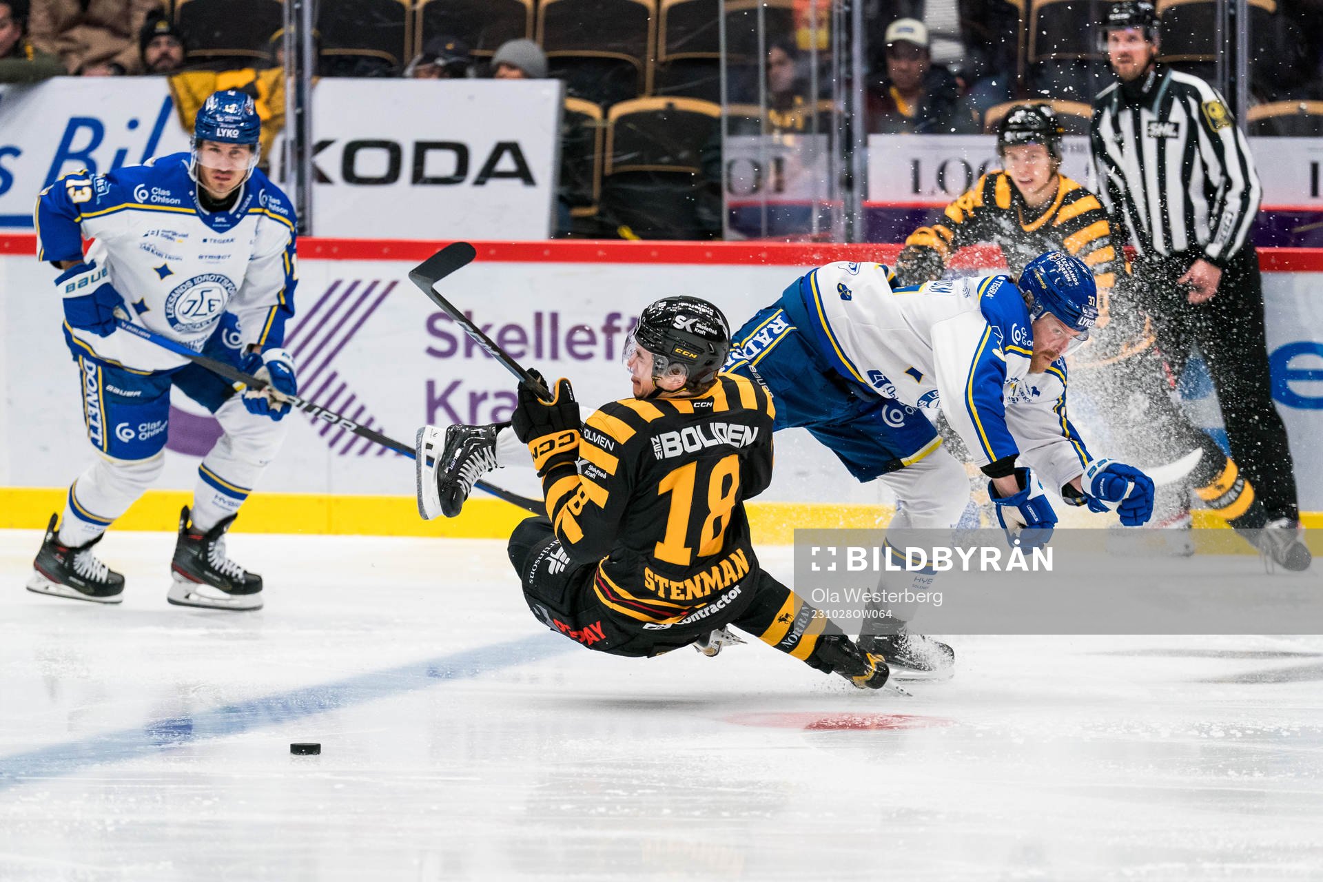 Skellefteås Elias Stenman och Leksands Anton Lindholm