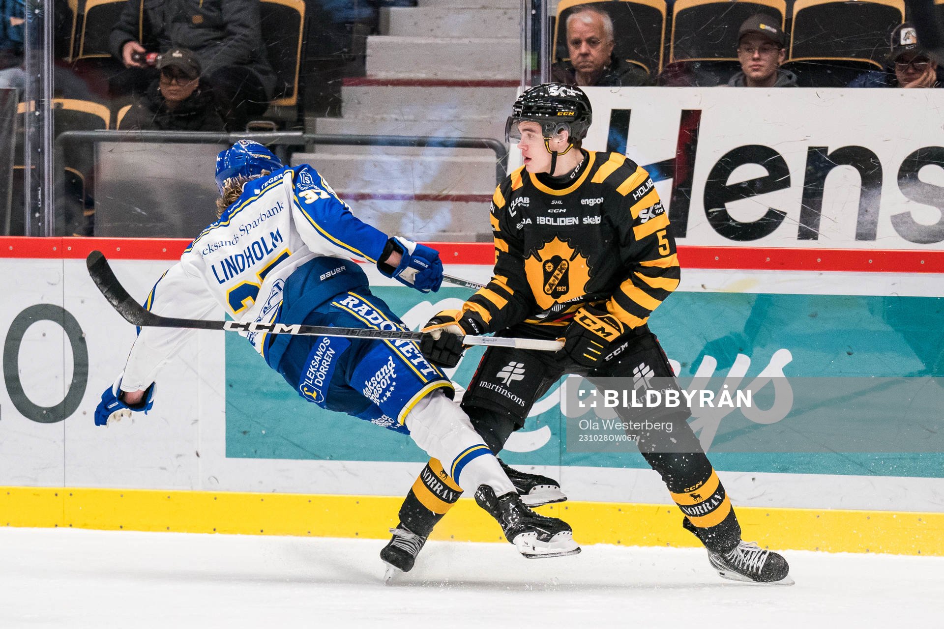 Leksands Anton Lindholm och Skellefteås Axel Sandin