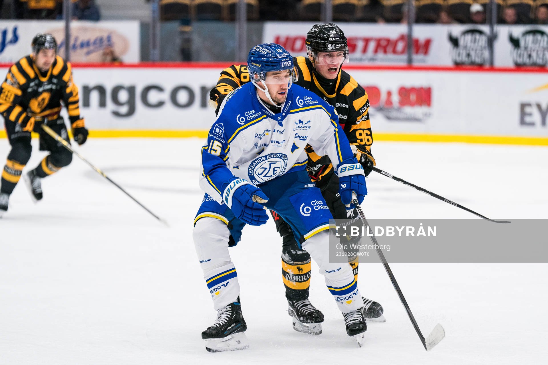 Leksands Max Veronneau och Skellefteås Rickard Hugg