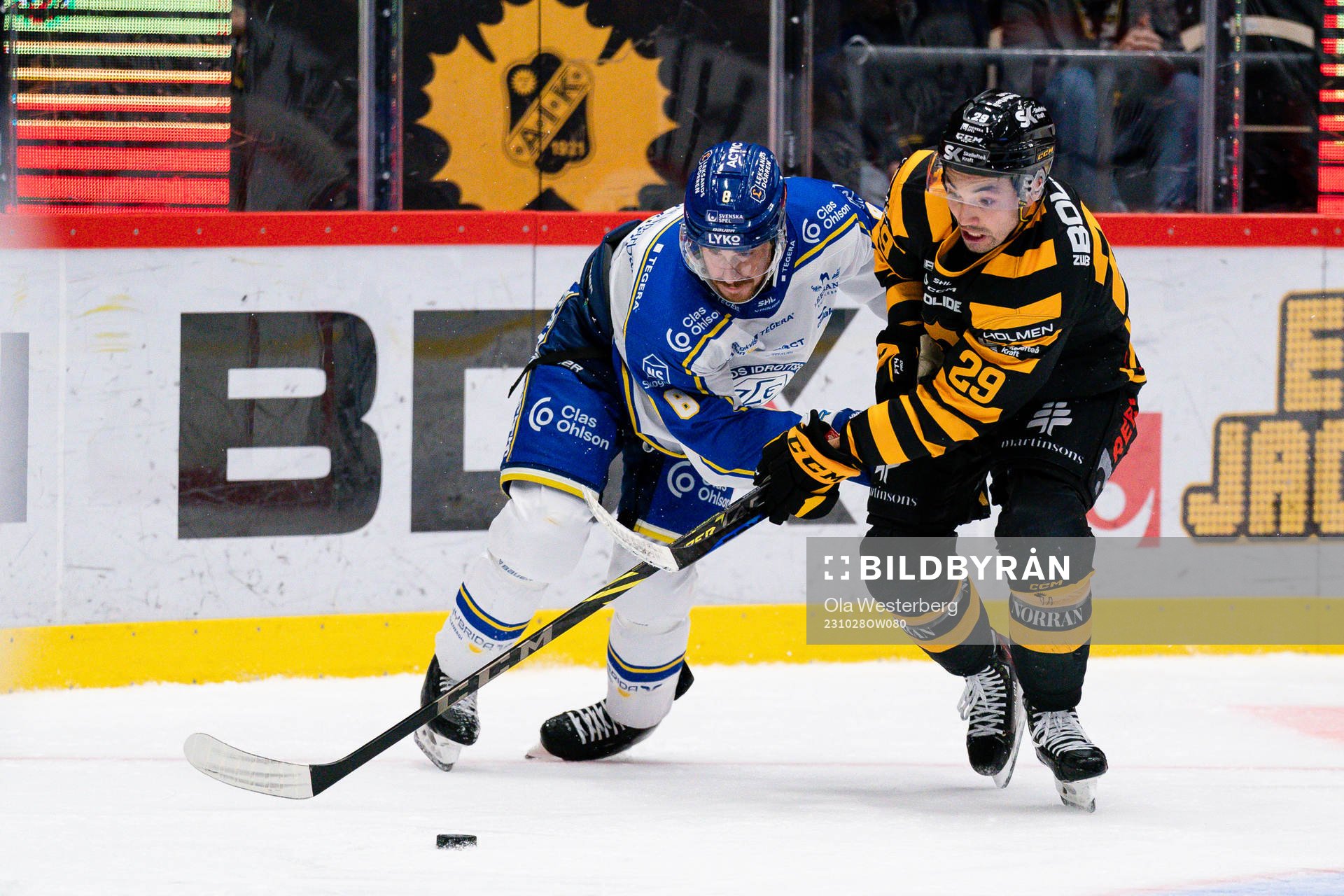 Leksands Matt Caito och Skellefteås Dylan Sikura