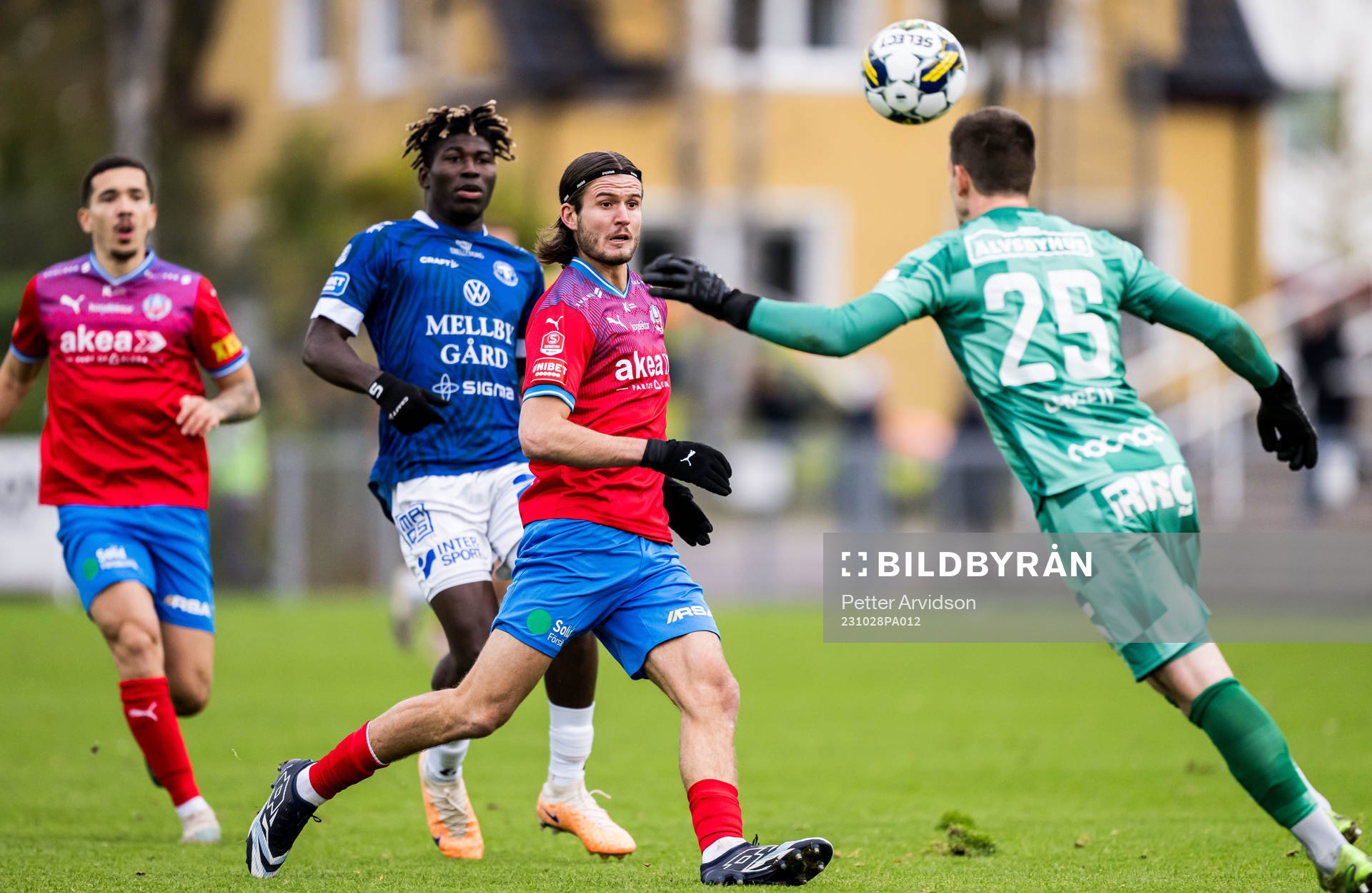 Helsingborgs Wilhelm Loeper och Trelleborgs målvakt