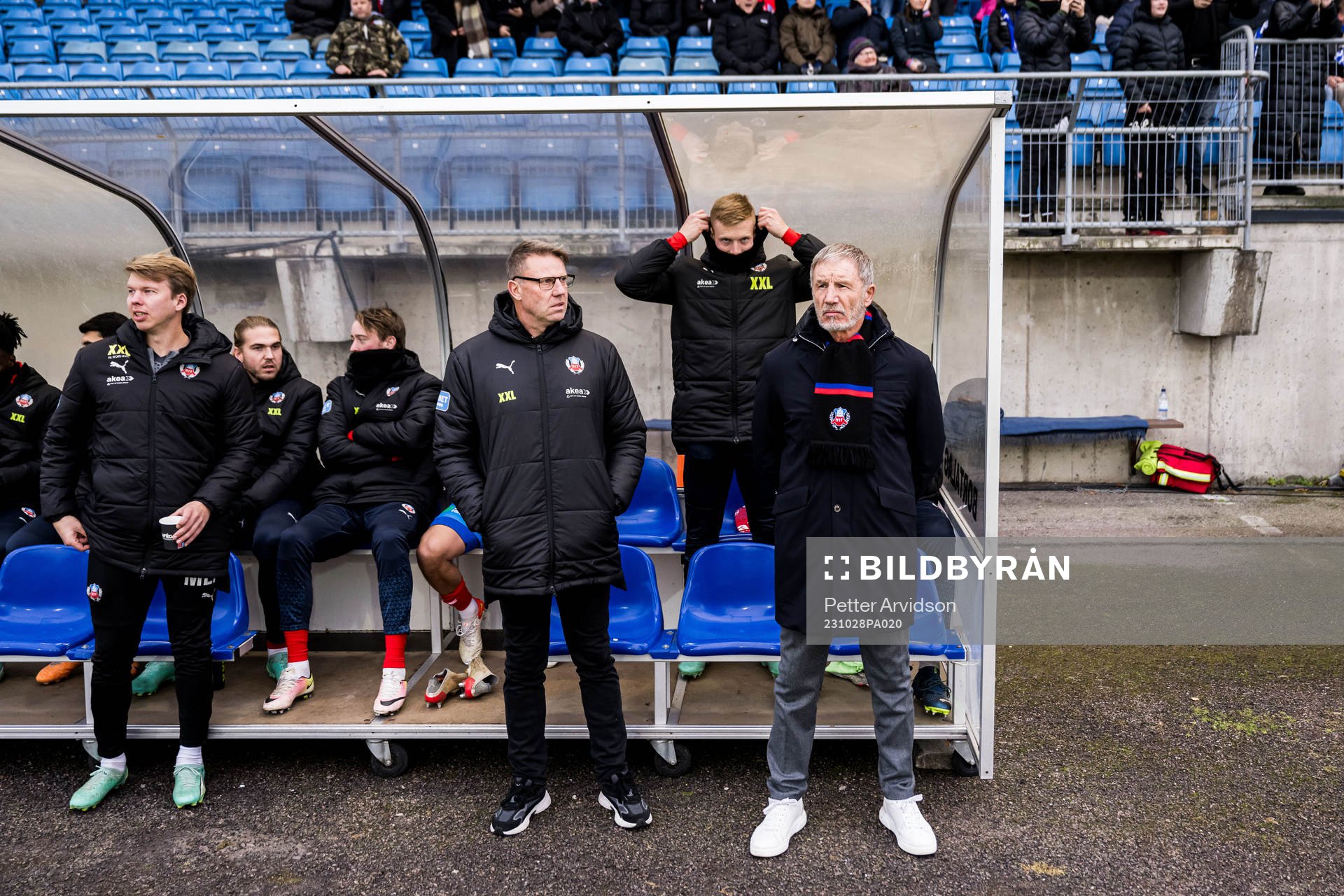 Helsingborgs assisterande tränare Hans Eklund och tränare