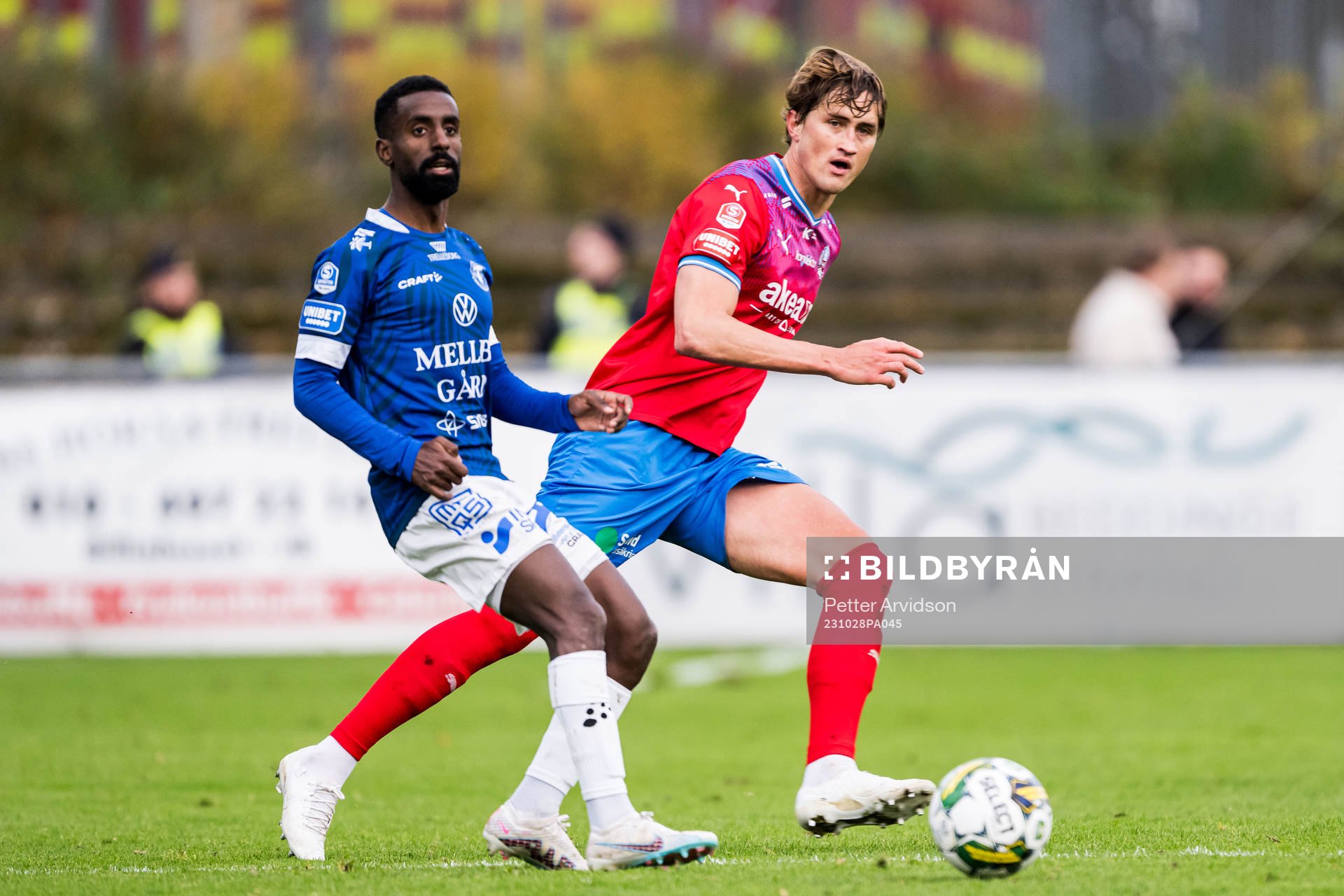 Trelleborgs Mohammed Khalid Saeid och Helsingborgs Thomas