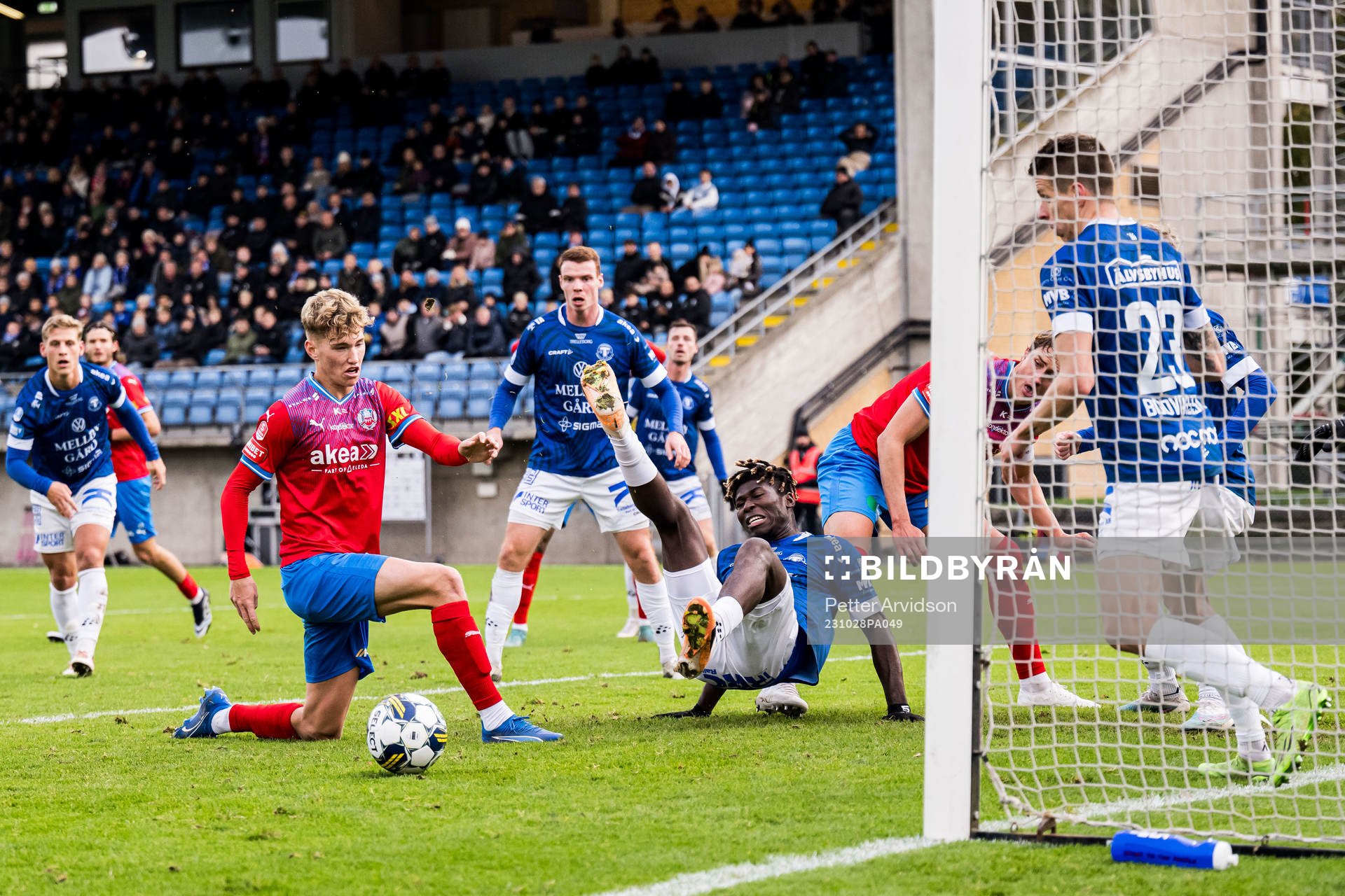 Helsingborgs Benjamin Örn med en målchans