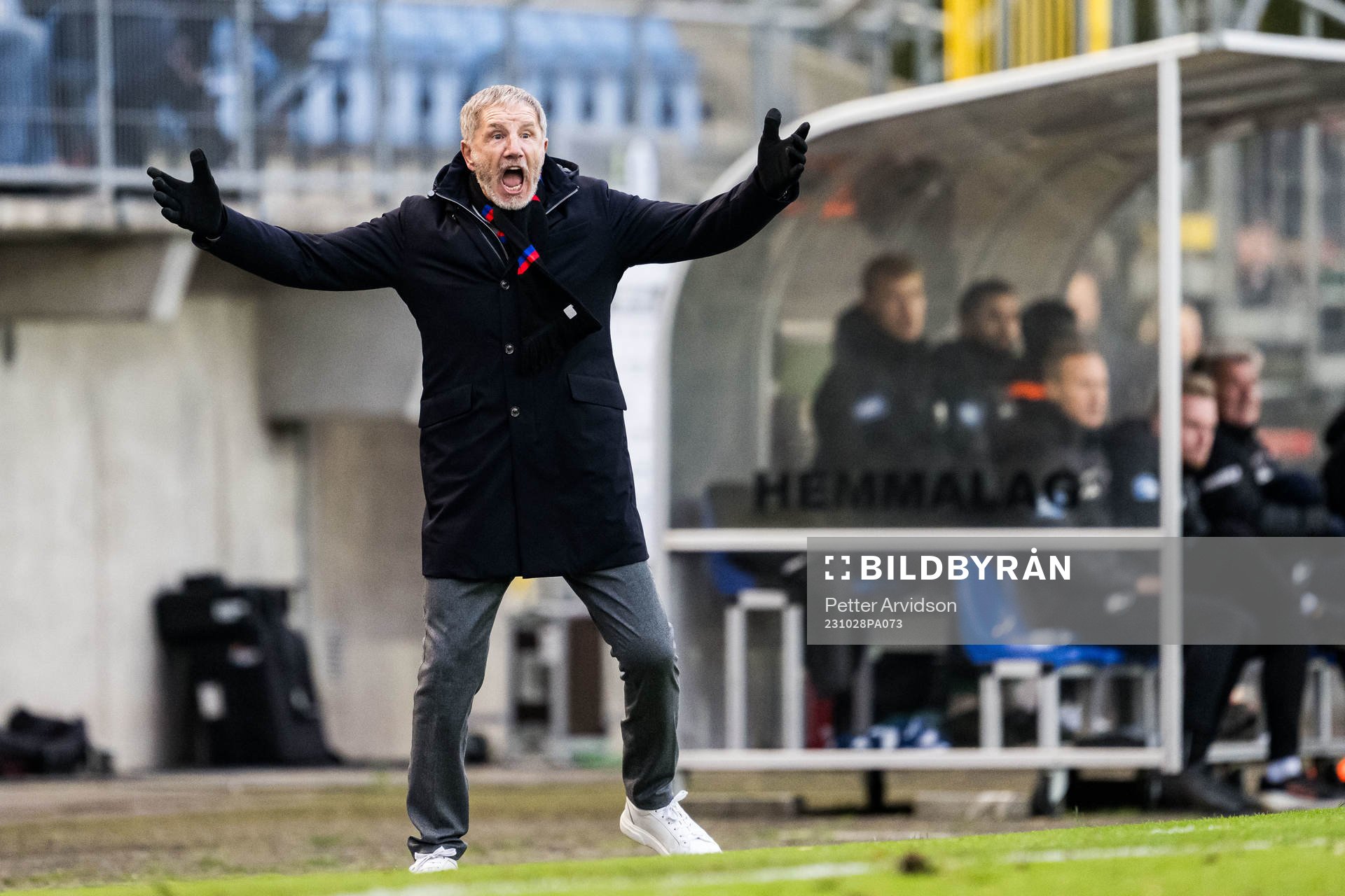 Helsingborgs tränare Stuart Baxter