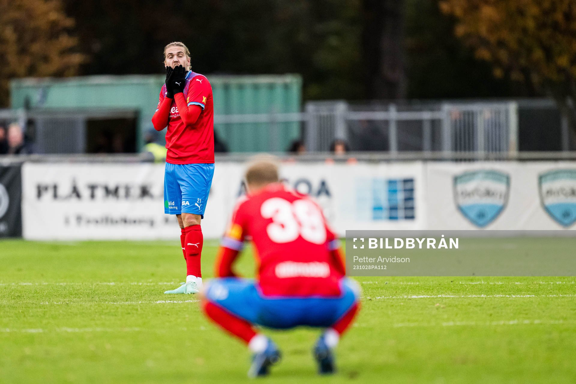 Helsingborgs Charlie Weberg deppar