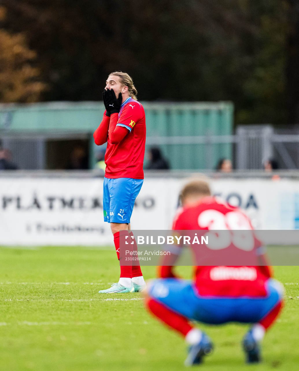 Helsingborgs Charlie Weberg deppar