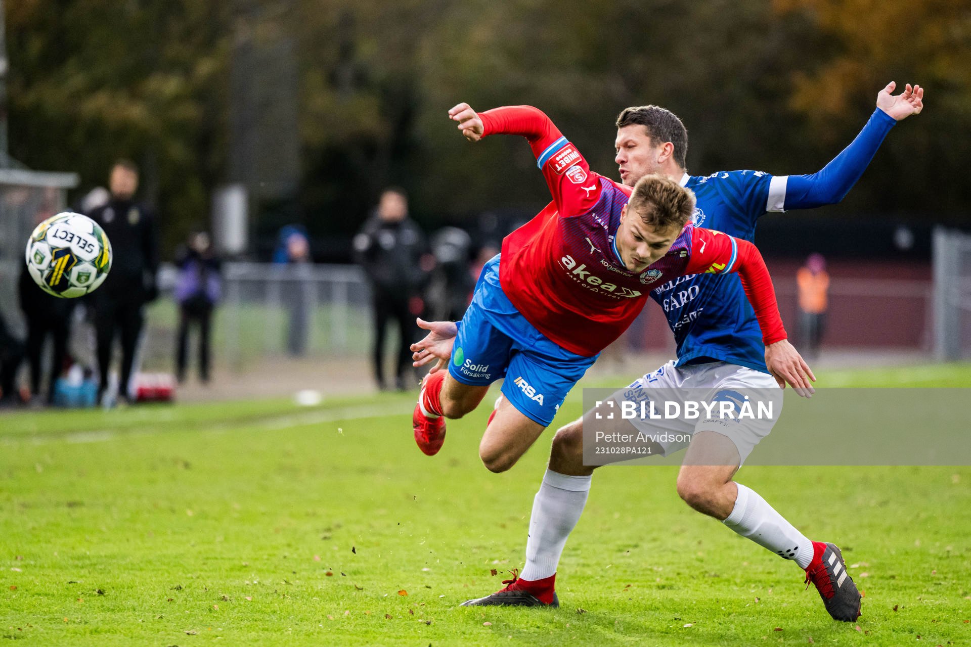 Helsingborgs Erik Ring och Trelleborgs Mattias Andersson