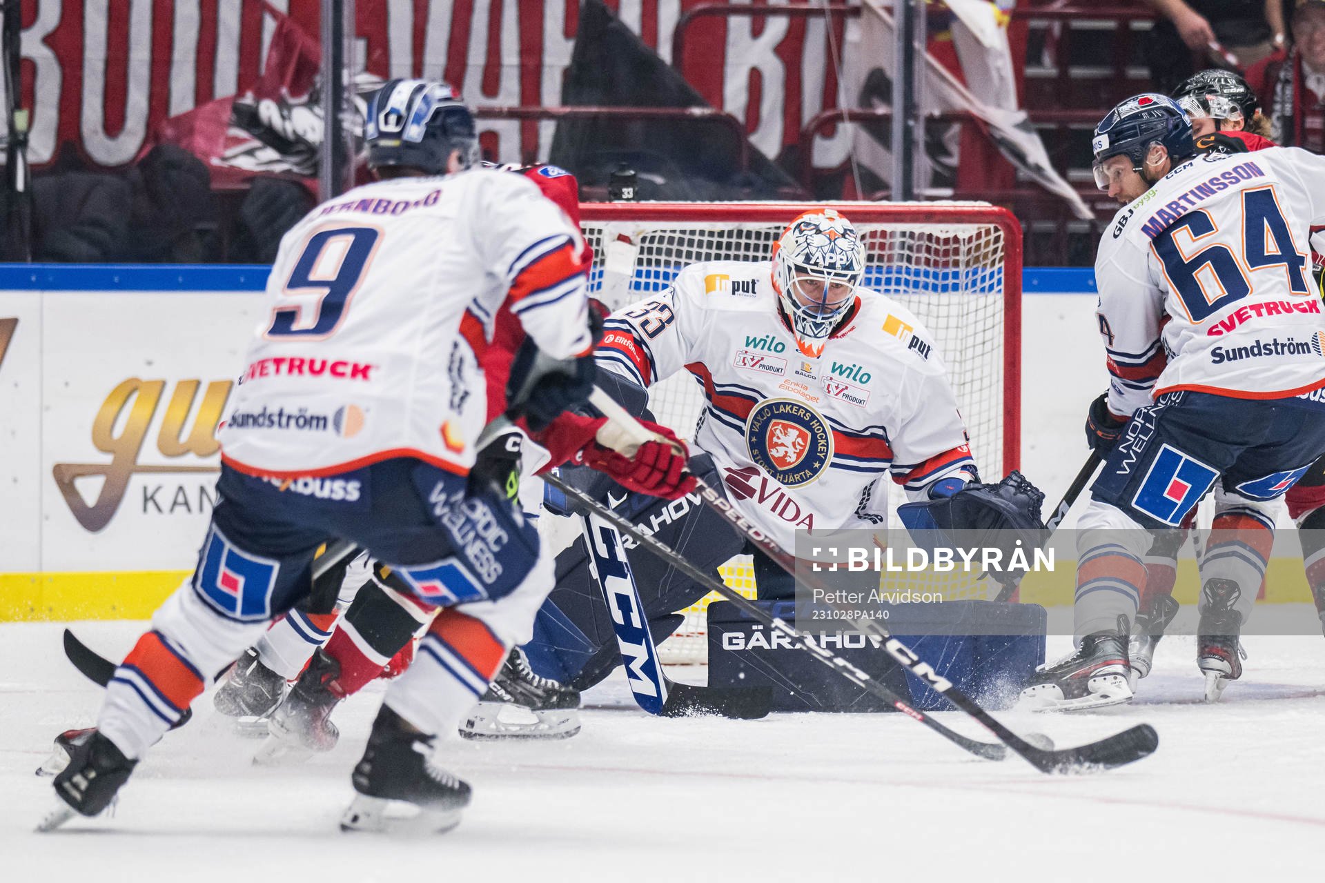 Växjö Lakers HCs målvakt Emil Larmi