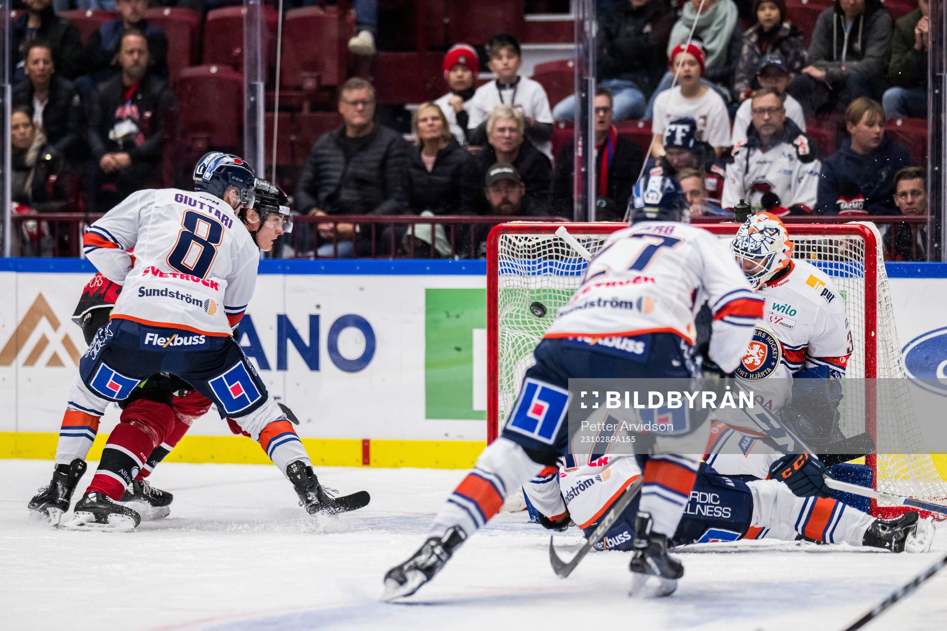IF Malmö Redhawks Fredrik Händemark och Växjö Lakers