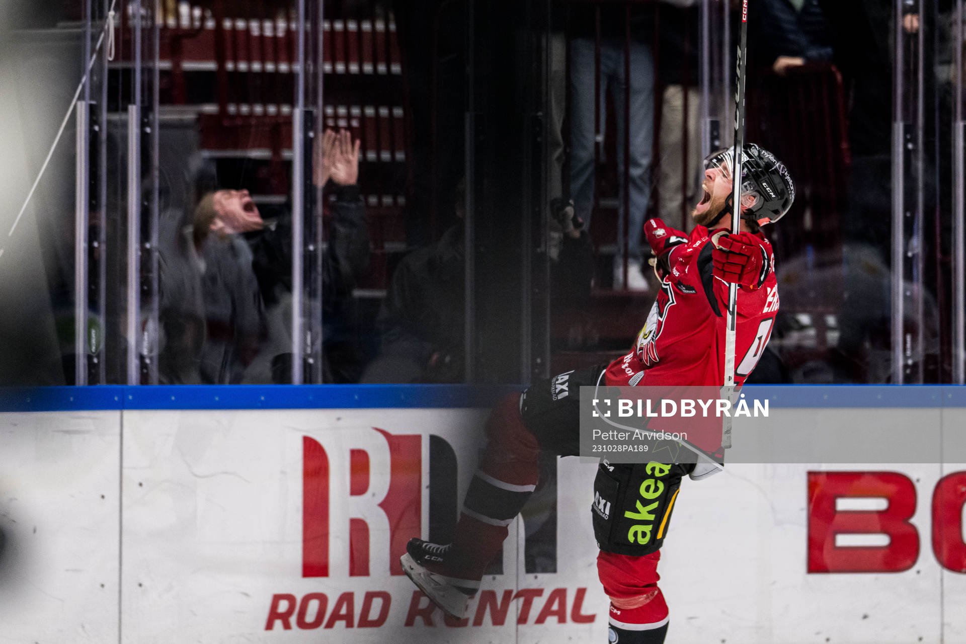 IF Malmö Redhawks Carl Persson jublar