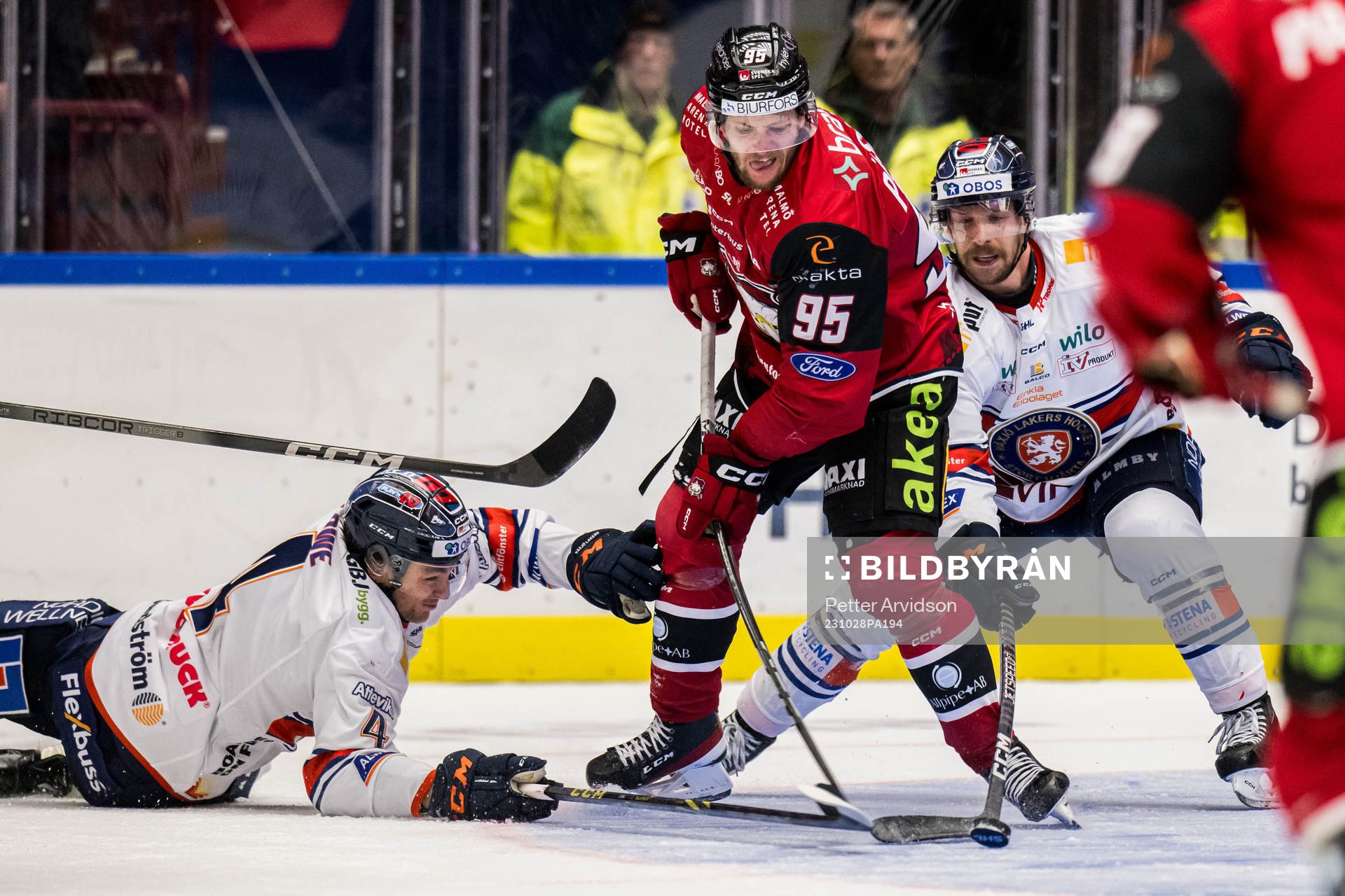 IF Malmö Redhawks Carl Persson och Växjö Lakers HCs