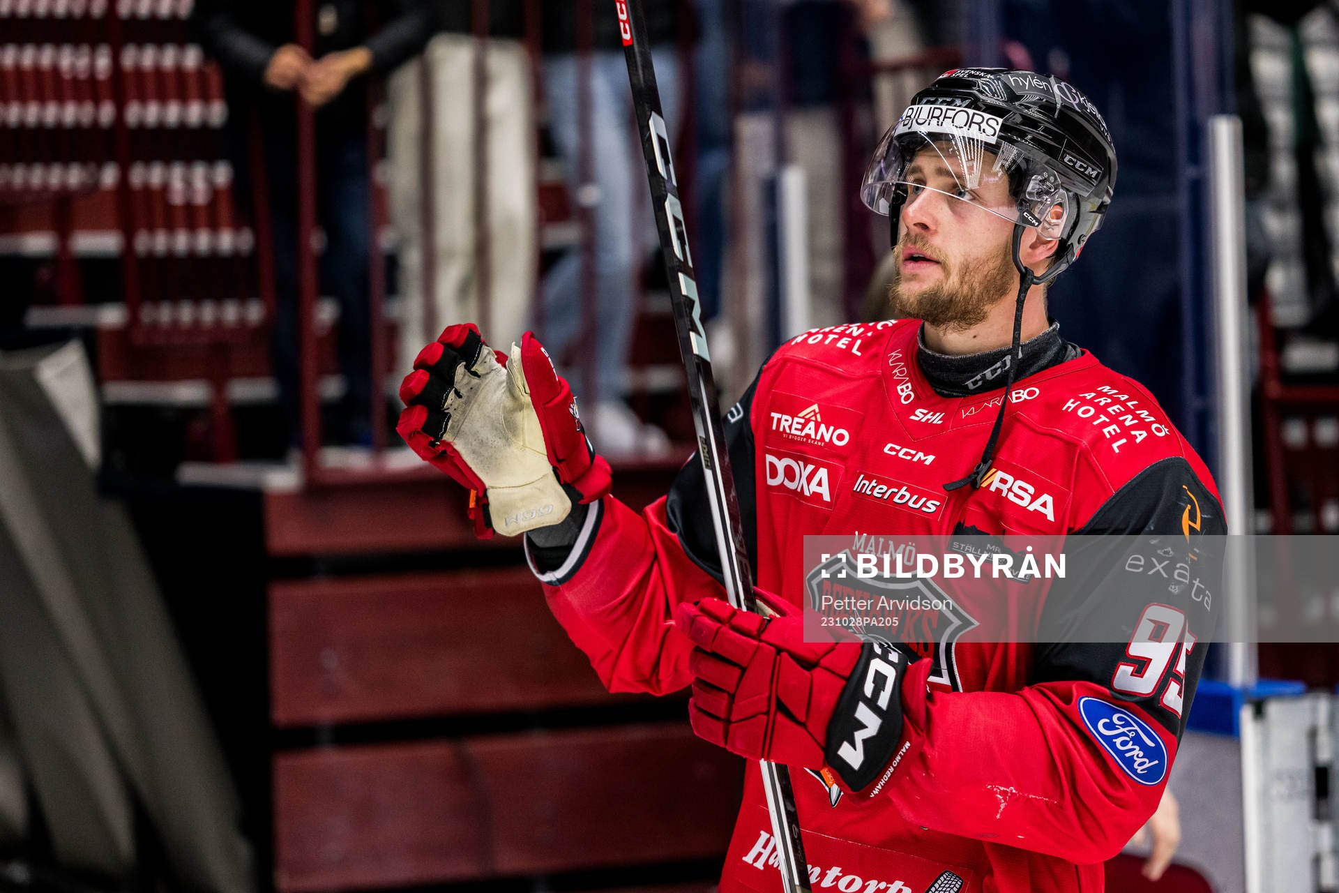 IF Malmö Redhawks Carl Persson jublar