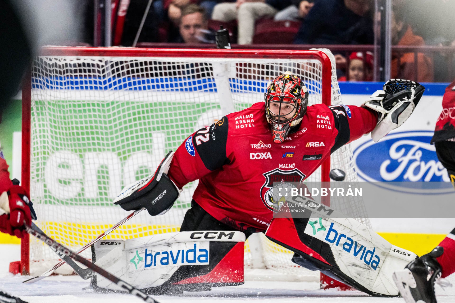 IF Malmö Redhawks målvakt Daniel Marmenlind