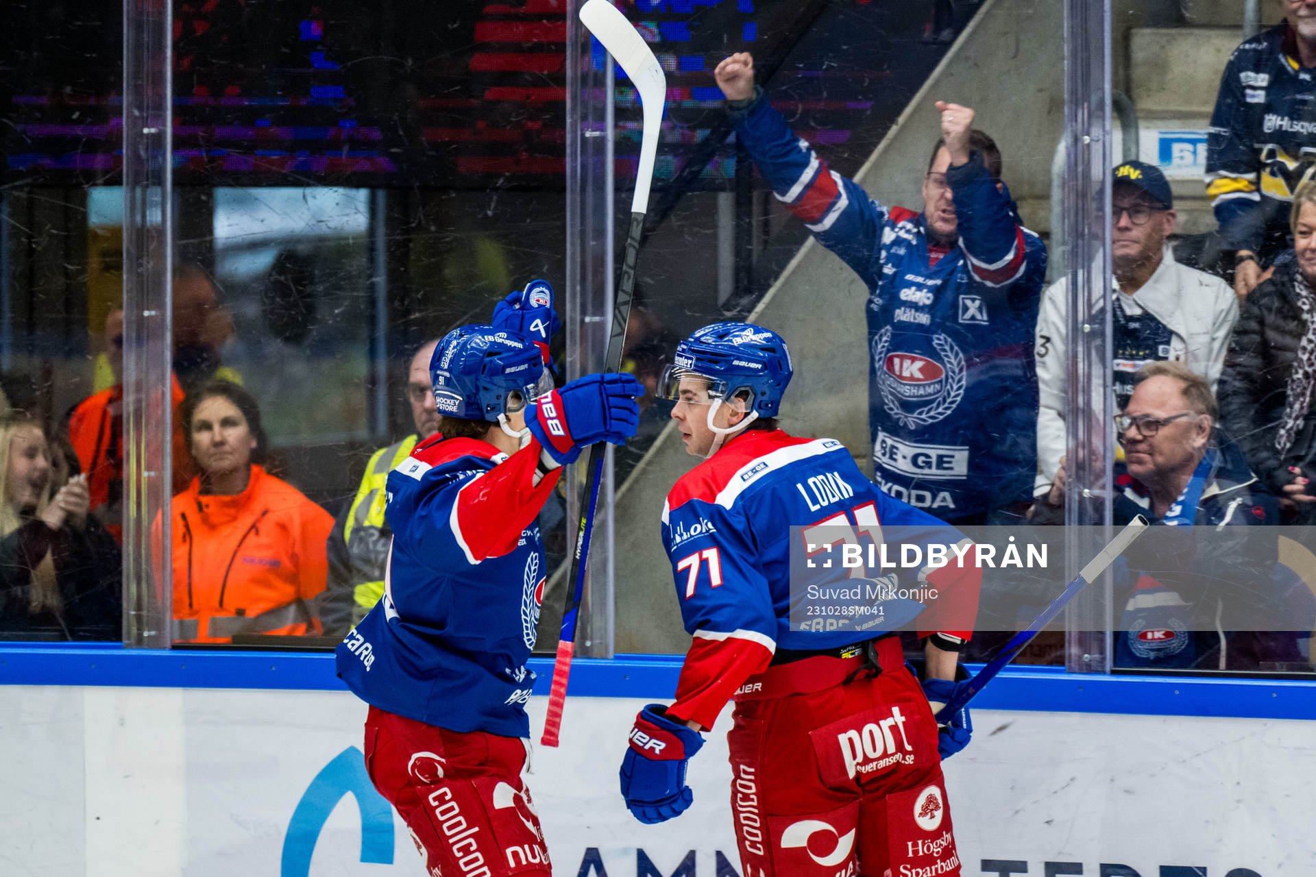 Oskarshamns Viktor Lodin jublar