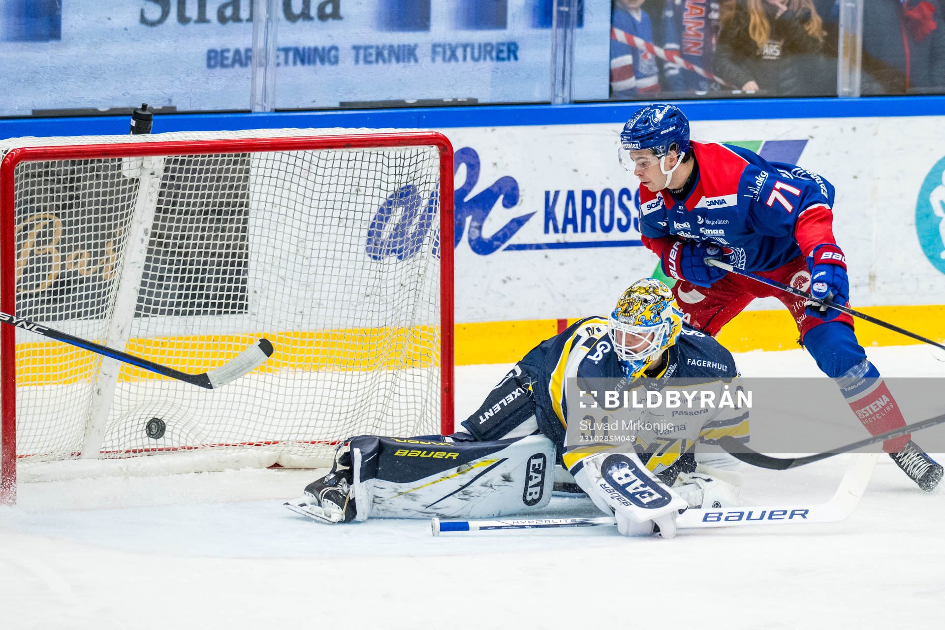 Oskarshamns Viktor Lodin jublar