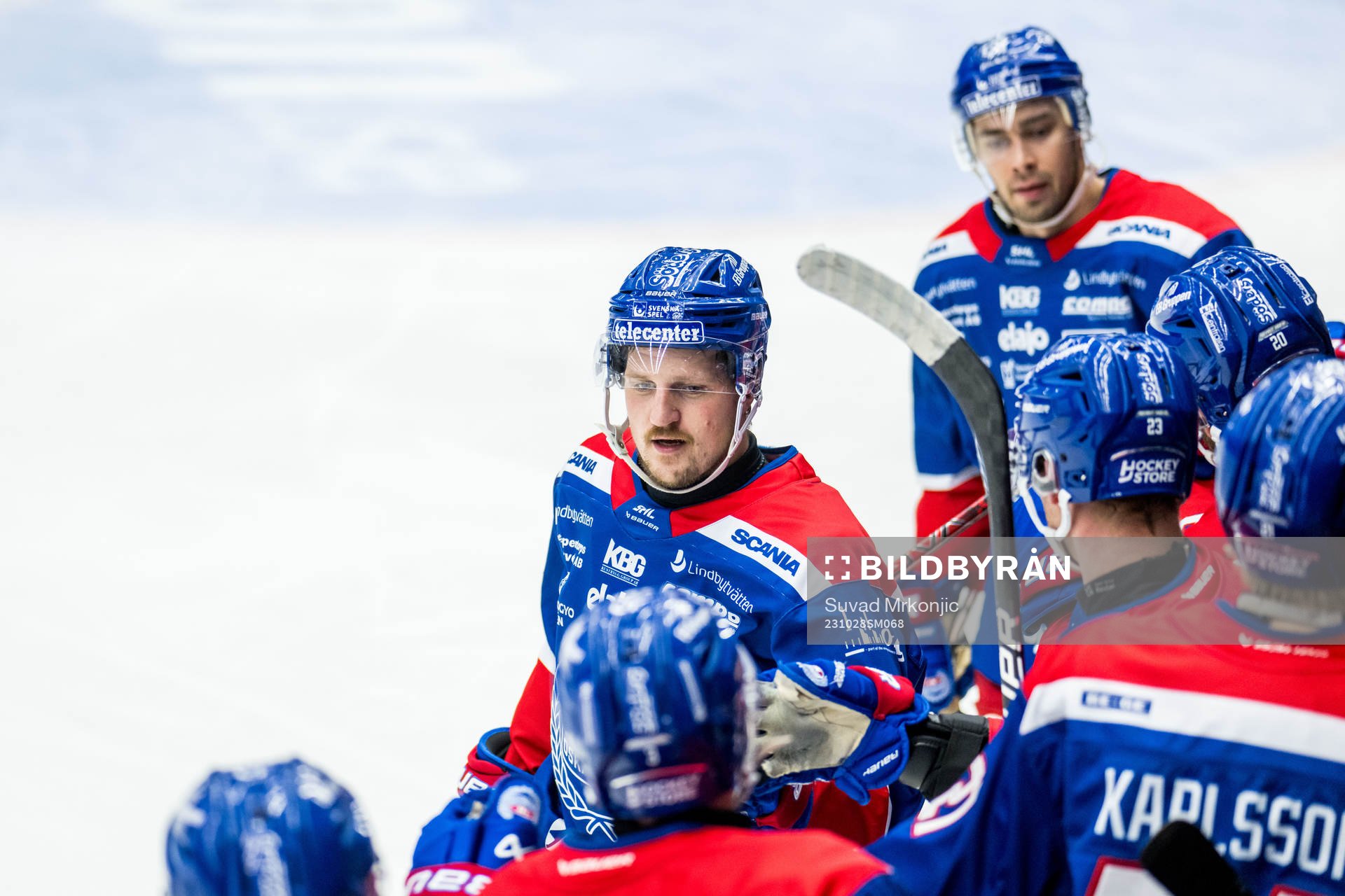 Oskarshamns Patrik Karlkvist jublar