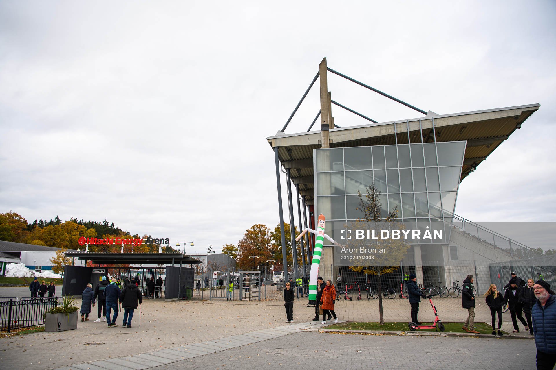 Exteriör vy av Hitachi Arena