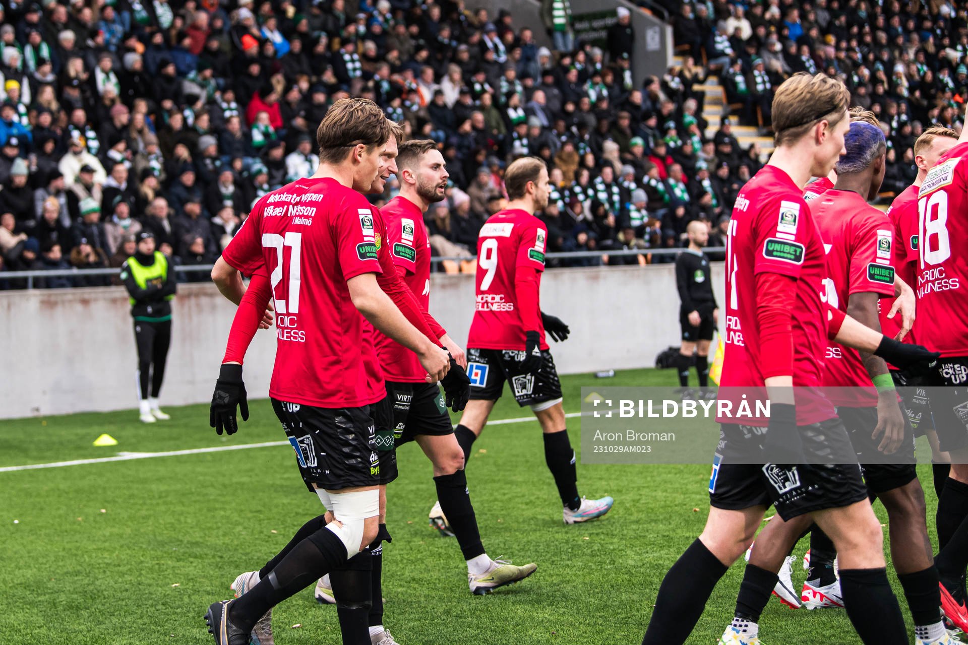 GAISs Axel Henriksson jublar