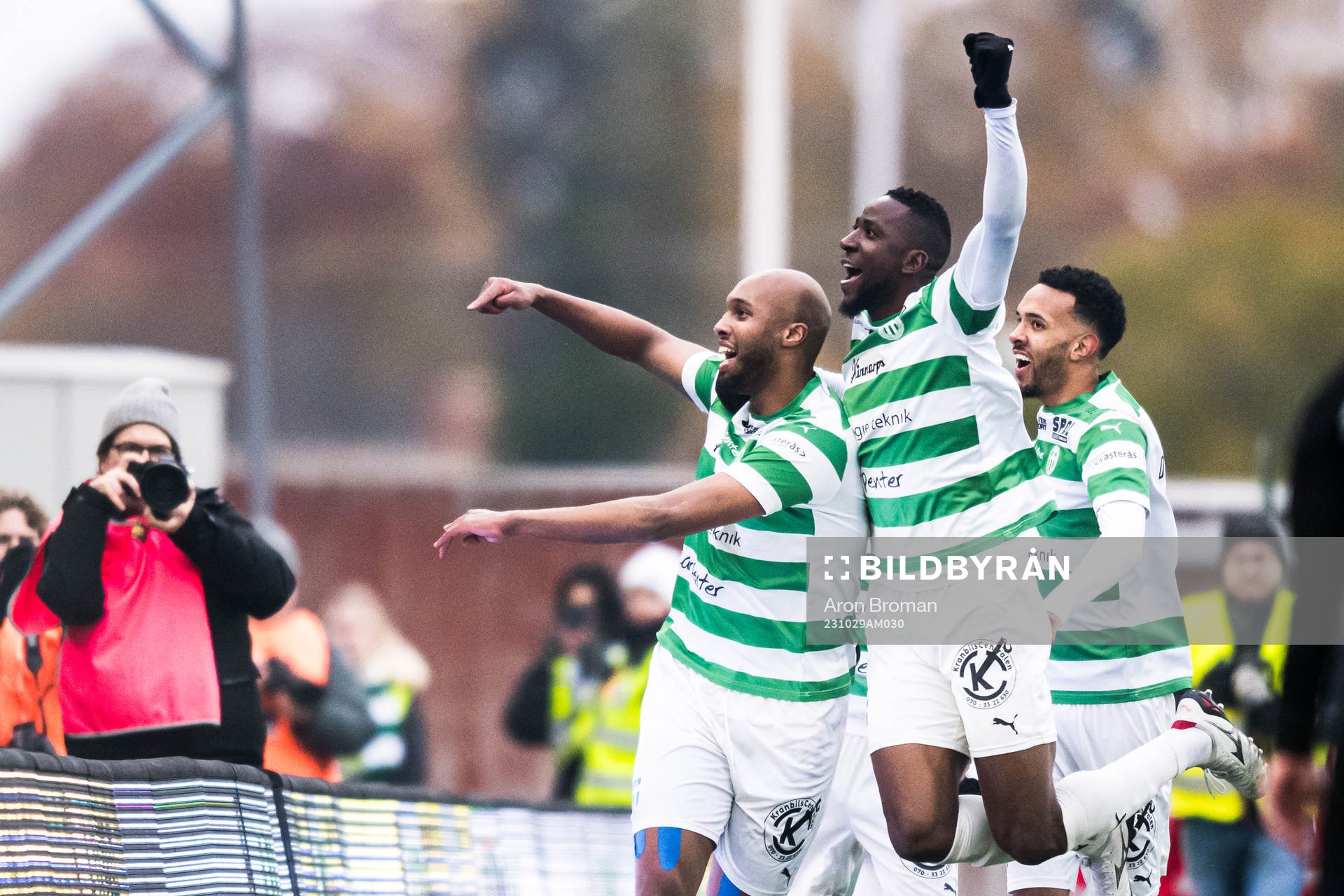 Västerås SKs Jabir Abdihakim Ali jublar