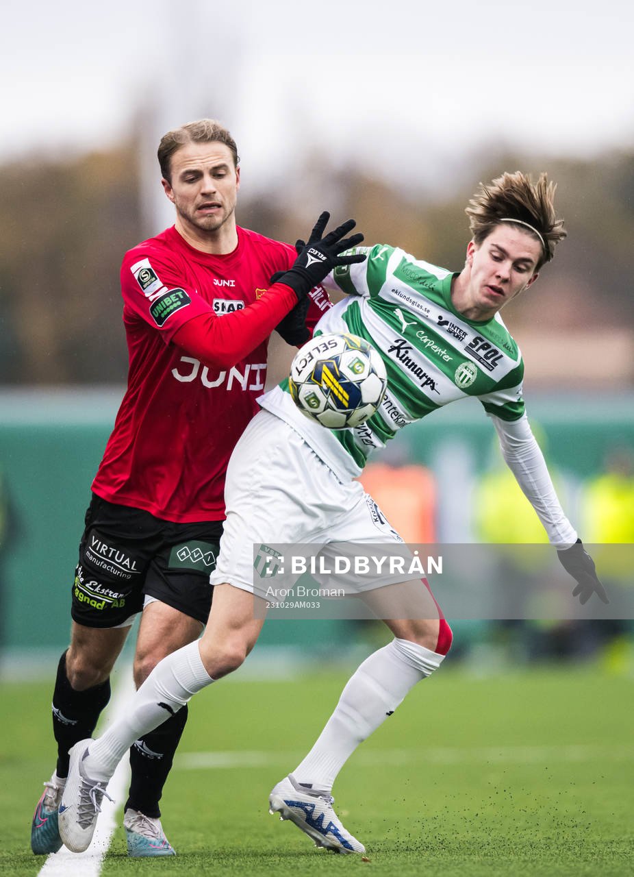 GAISs Gustav Lundgren och Västerås SKs Max Larsson